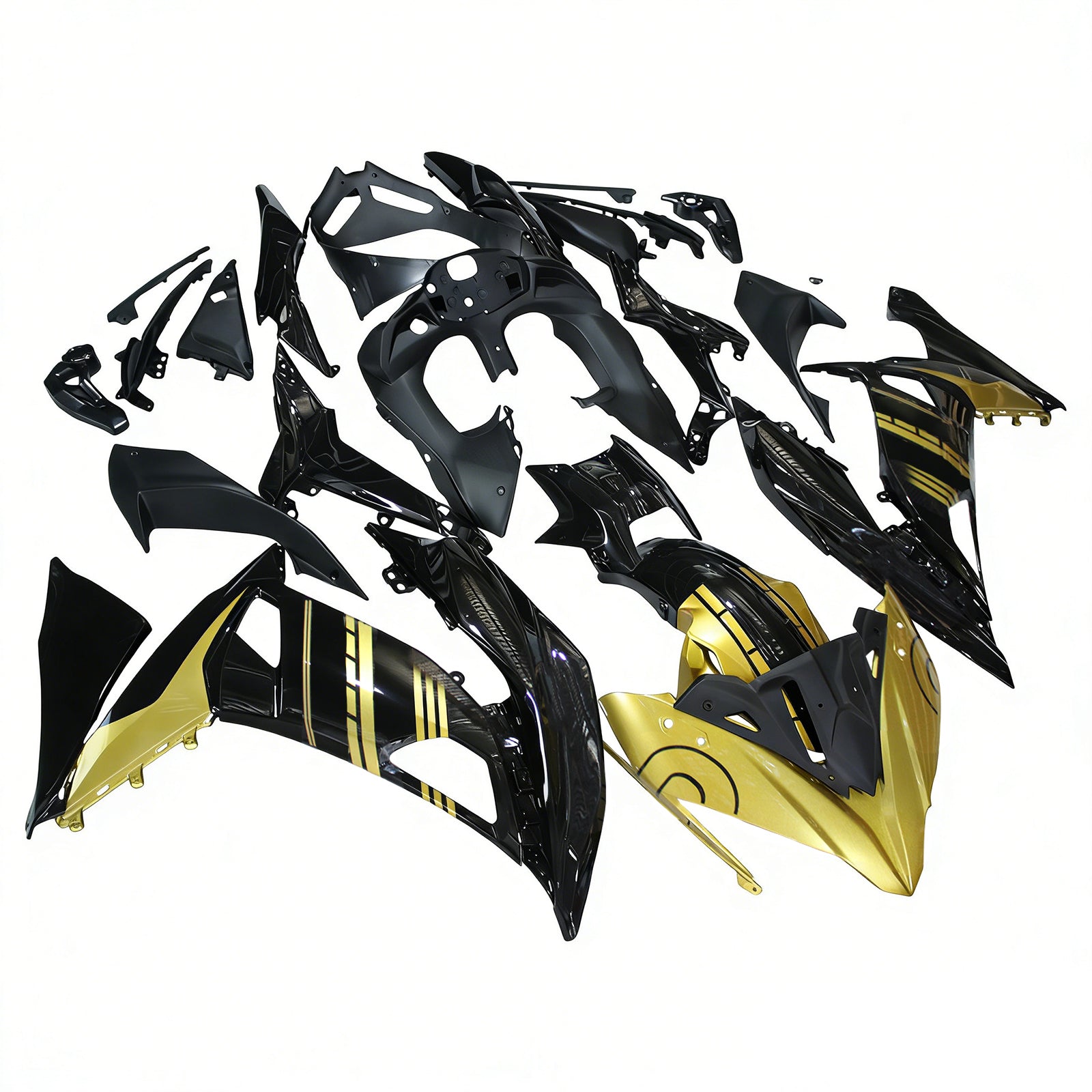 Ruiskutussuojasarja Kawasaki ER6F/Ninja 650 2017-2019 ABS muovinen kori