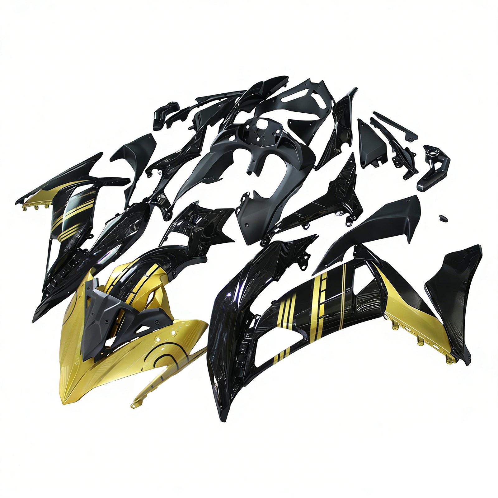 Ruiskutussuojasarja Kawasaki ER6F/Ninja 650 2017-2019 ABS muovinen kori