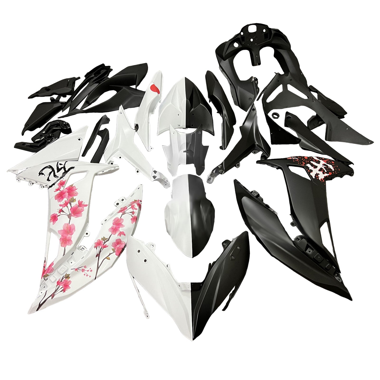 Kit de carénage par injection, carrosserie en plastique ABS pour Kawasaki ER-6F Ninja650R 2017-2019