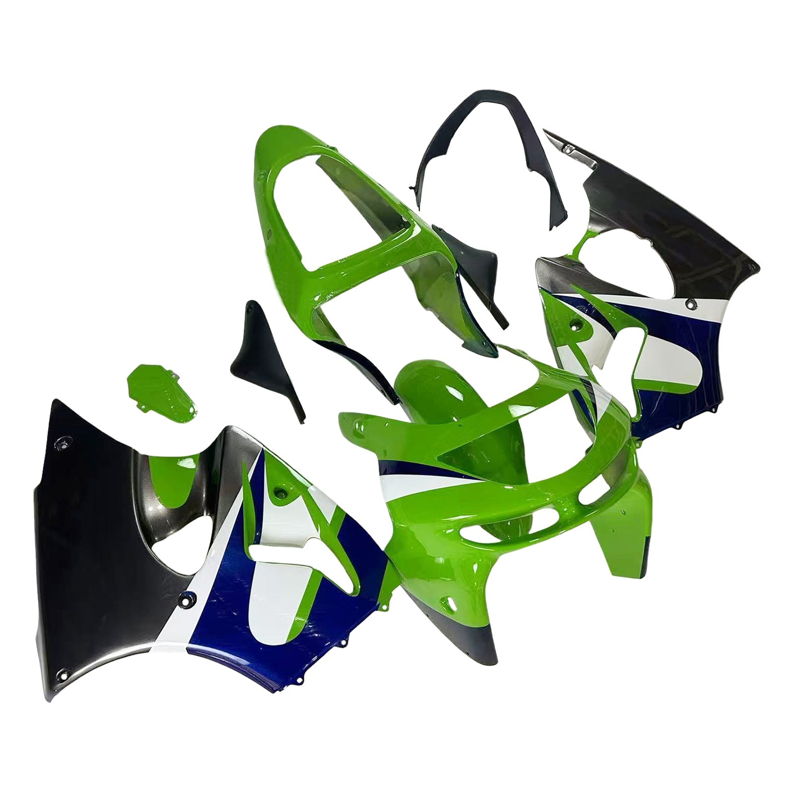 Amotopart Kawasaki ZX6R 1998-1999 Kit Carrosserie plastični abs