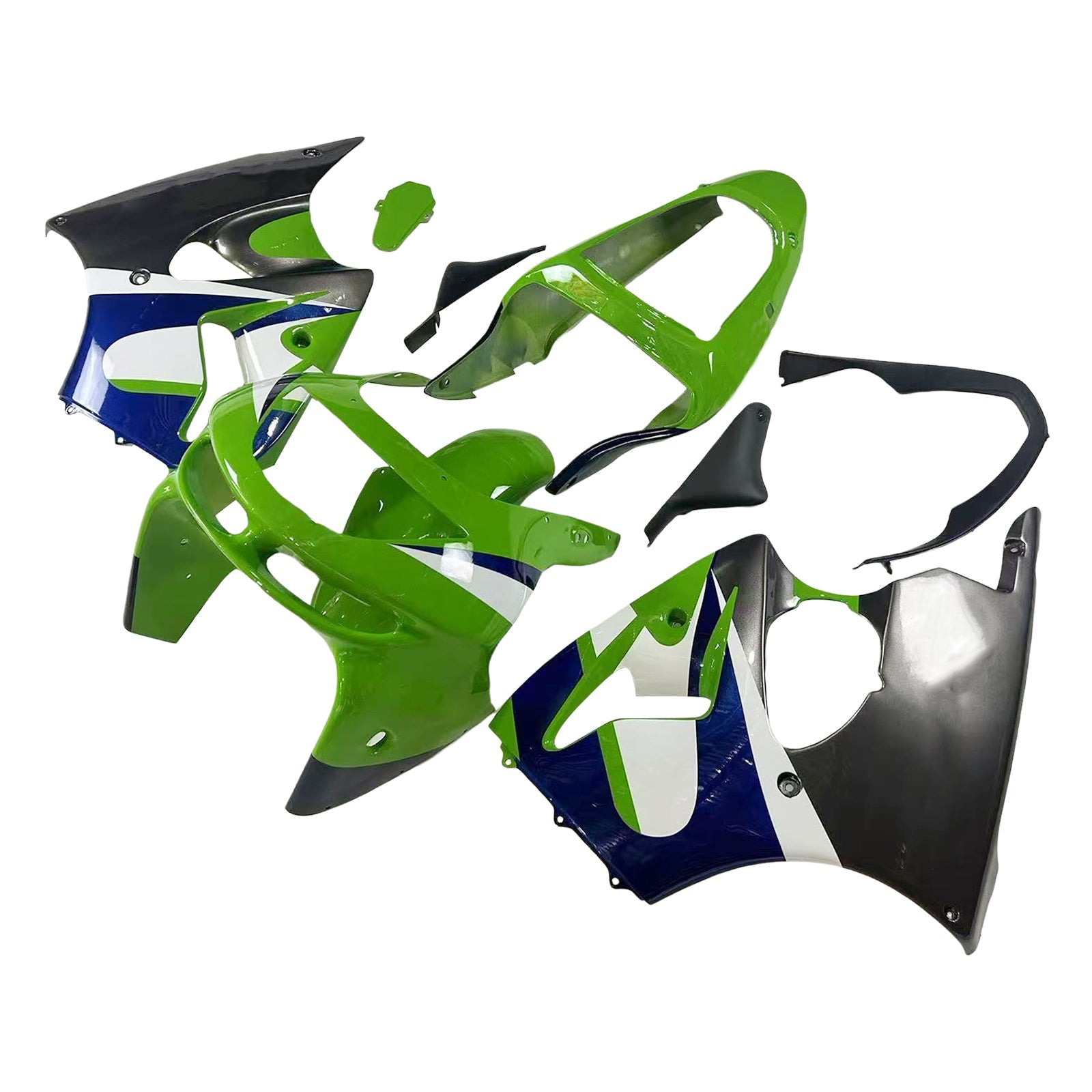 Amotopart Kawasaki ZX6R 1998-1999 Kit Carrosserie plastični abs
