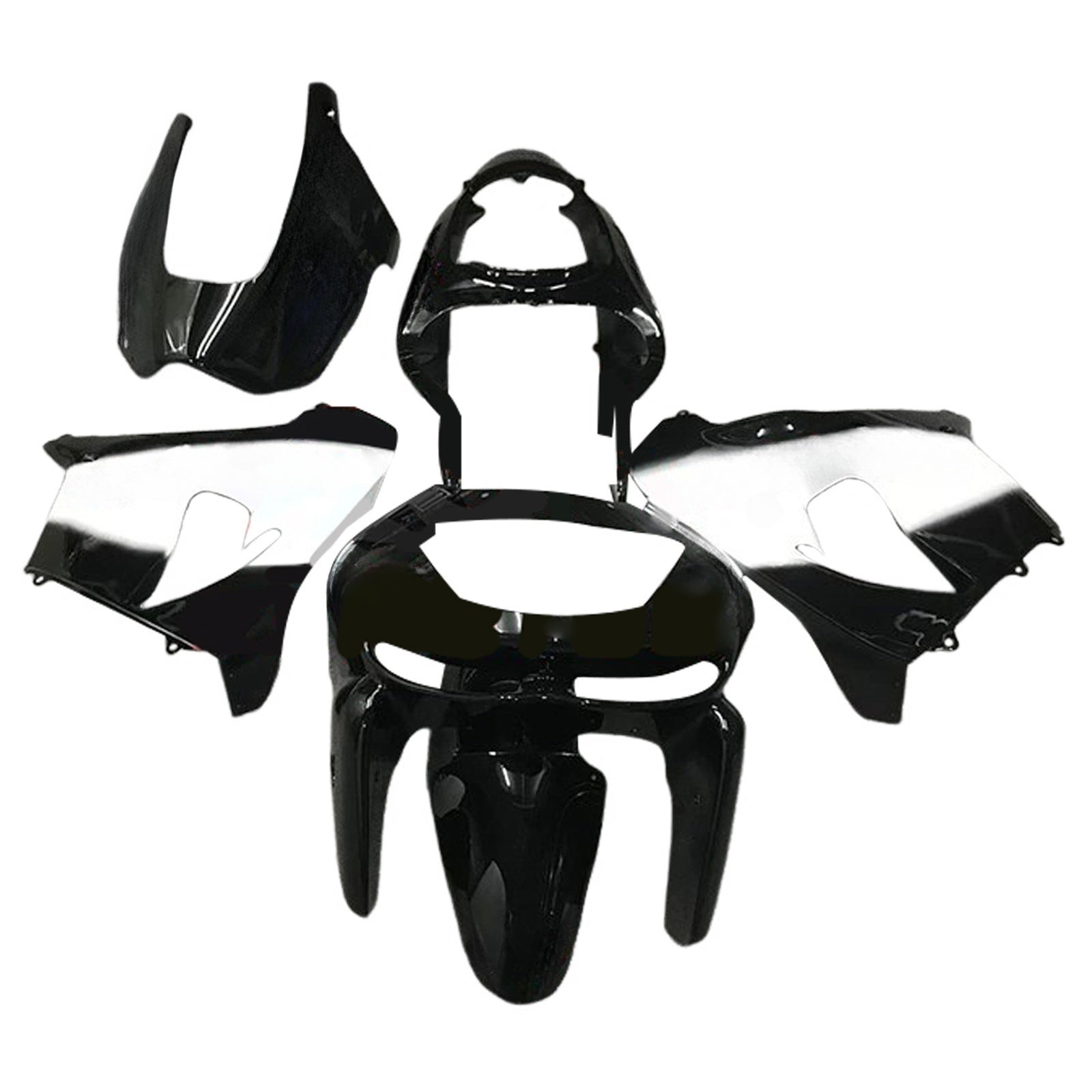 1998-1999 Kawasaki ZX6R Kit de carénage d'injection carrosserie plastique ABS