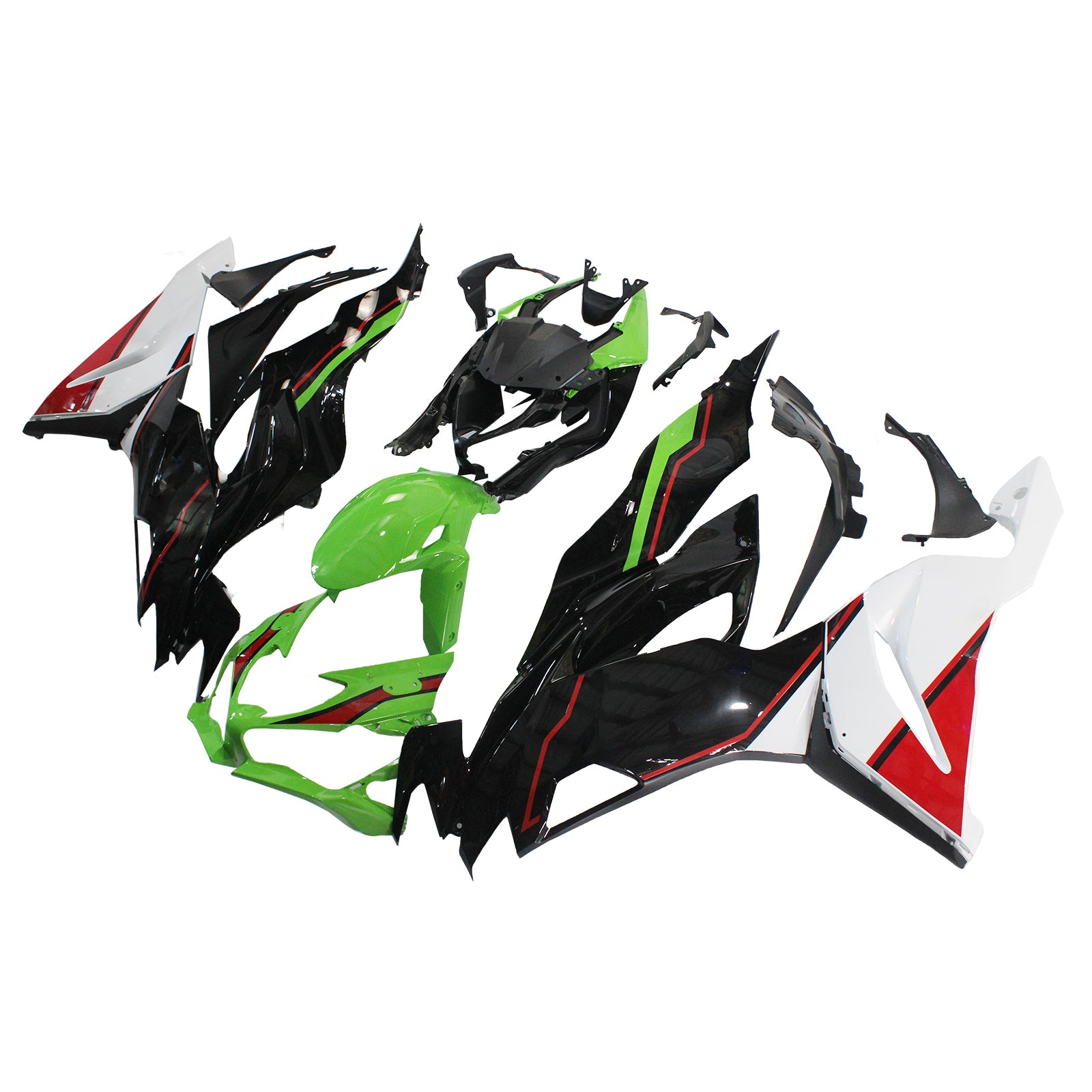 2019-2023 Kawasaki ZX6R ABS muovinen korin ruiskutussuojasarja