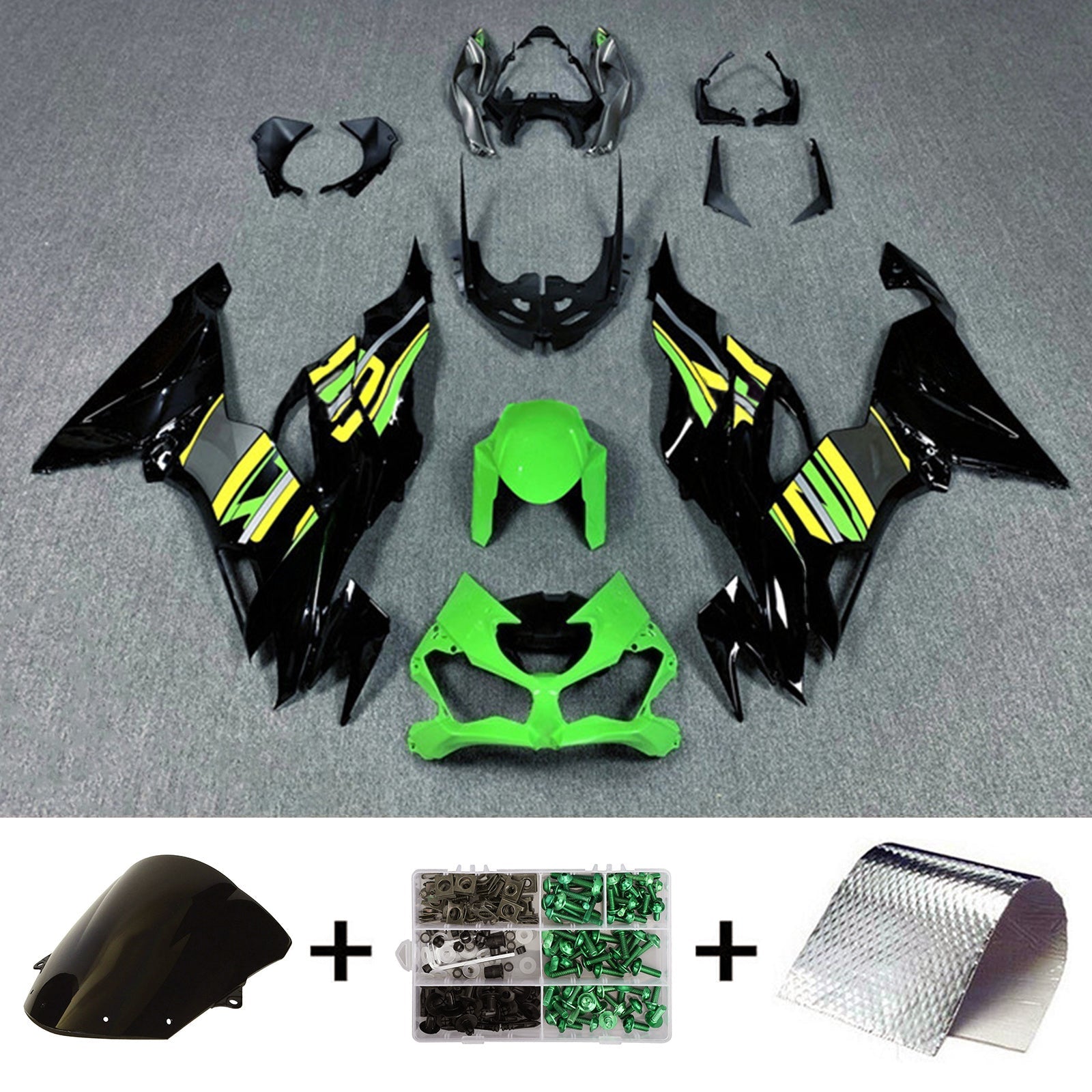Kit de carenado Amotopart Kawasaki ZX6R 2019-2022