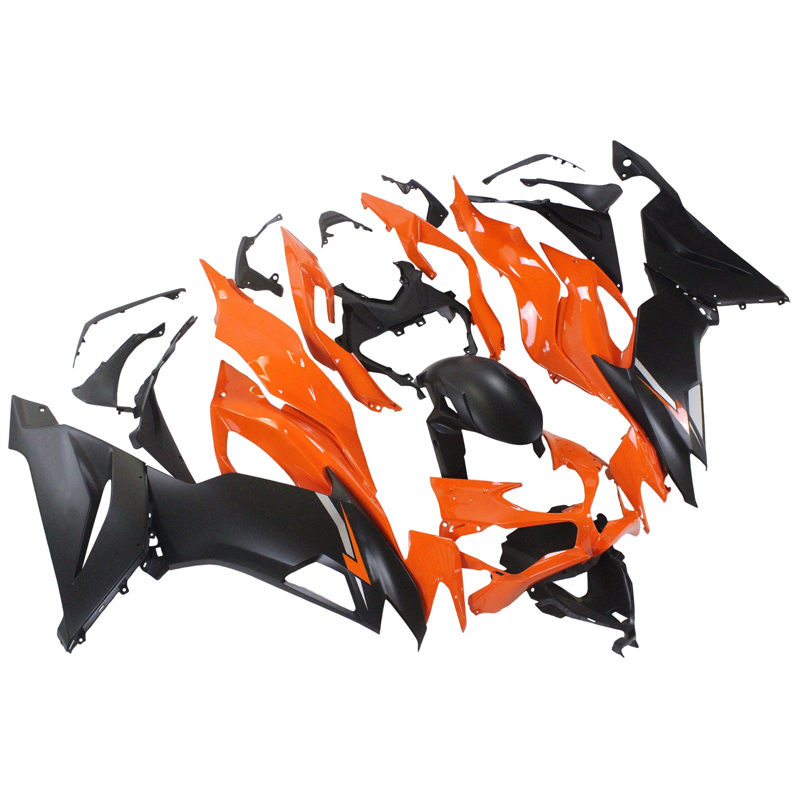 Amotopart Kawasaki ZX6R 2019-2023 ABS muovinen korin suojasarja