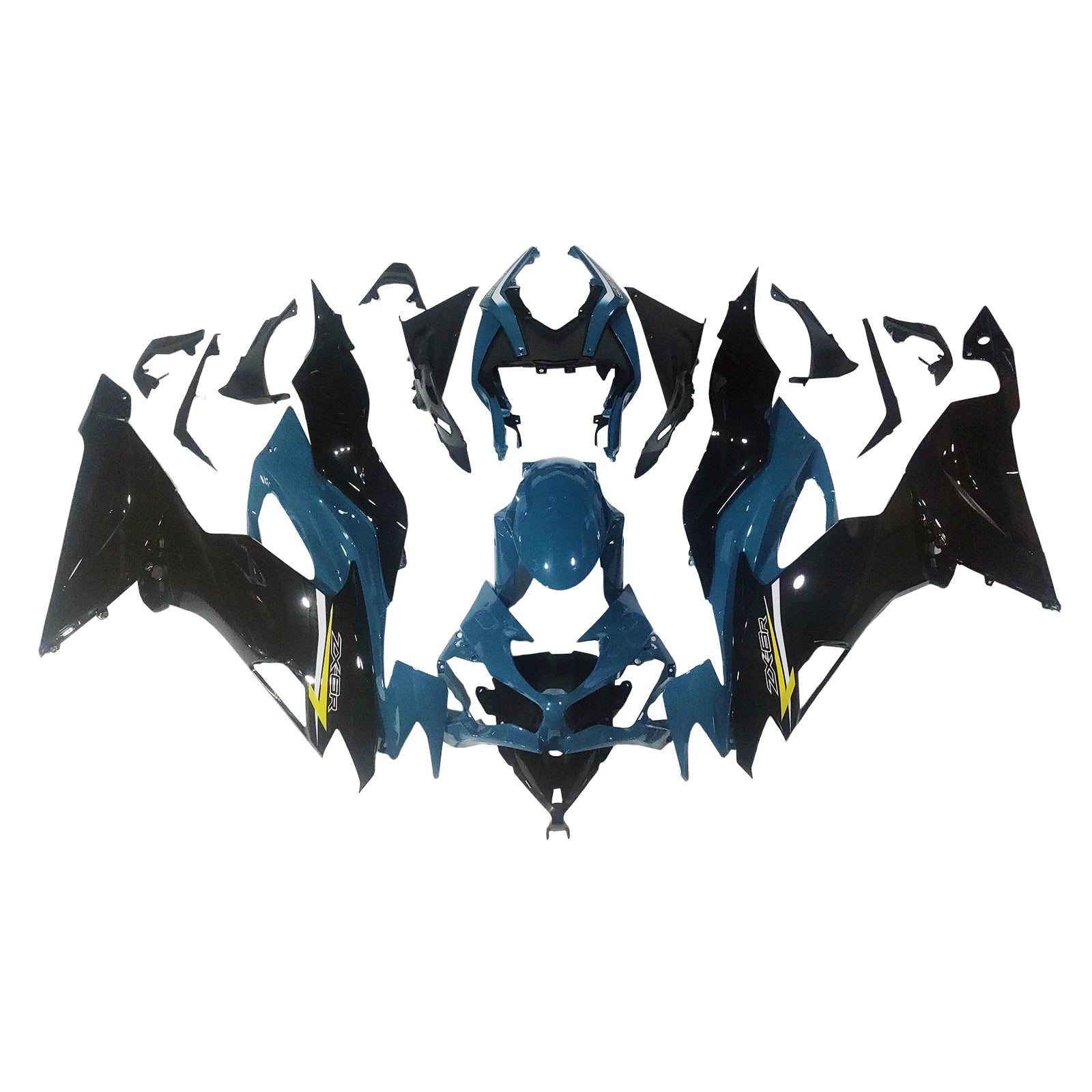 KAWASAKI ZX6R 2019-2023 komplet za vbrizgavanje, plastična karoserija ABS