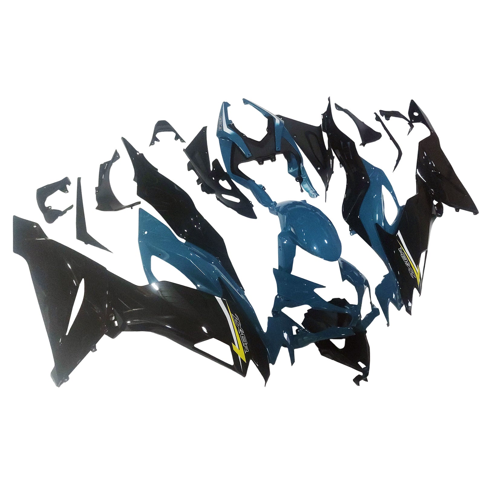 Kit de carénage d'injection Kawasaki ZX6R 2019-2023, carrosserie en plastique ABS