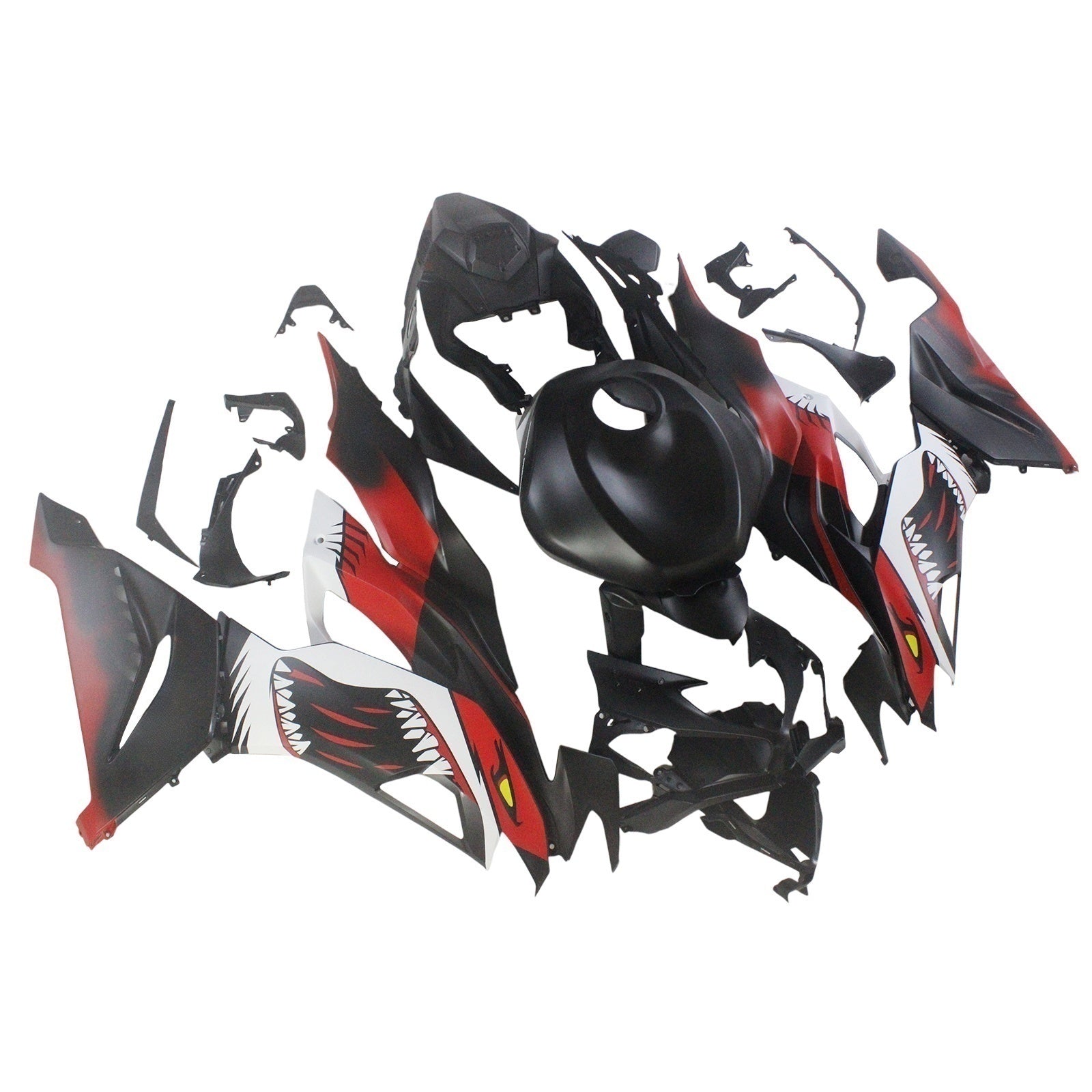 Kit de carénage d'injection Kawasaki ZX6R 2019-2023, carrosserie en plastique ABS