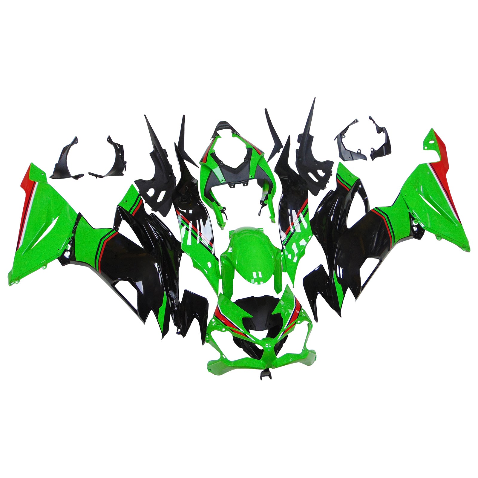 Ruiskutussuojasarja Kawasaki ZX6R 2019-2023 ABS muovinen kori