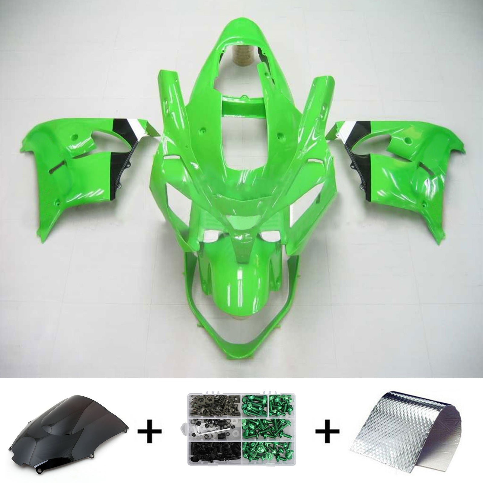 Kit de carénage Amotopart pour Kawasaki ZX9R 2002-2003 Générique