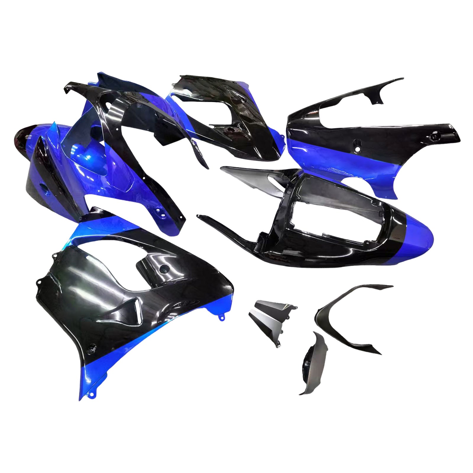 Amotopart Kawasaki ZX9R 2002-2003 ABS muovinen korin suojasarja