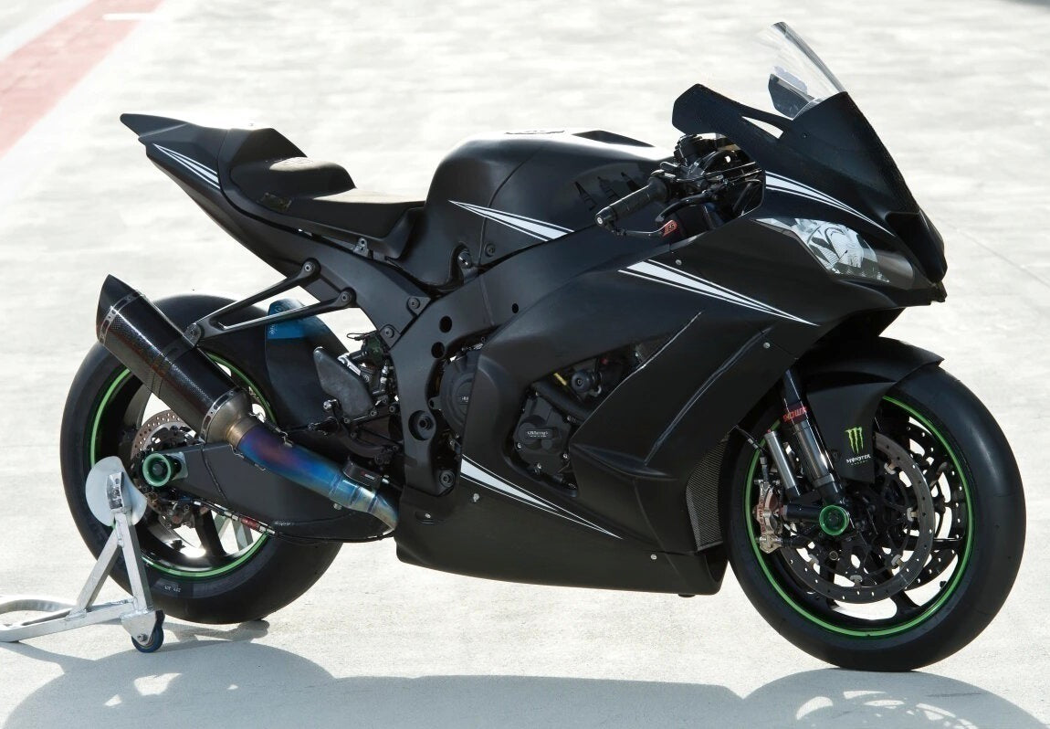 Amotopart Kawasaki ZX10R 2016-2020 Kit Square Plastic ABS