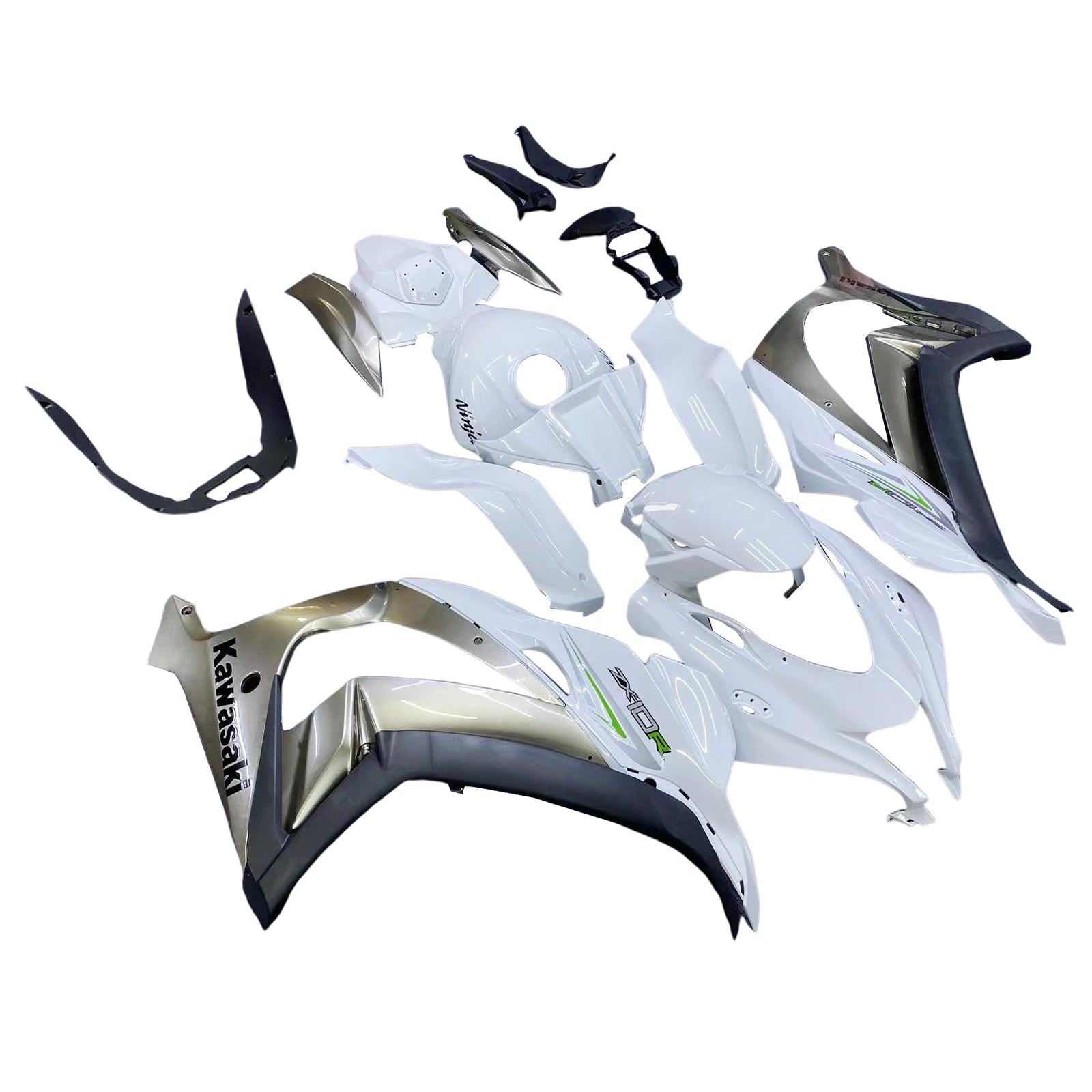 Amotopart Kawasaki ZX10R 2016-2020 Kit kvadratni plastični abs