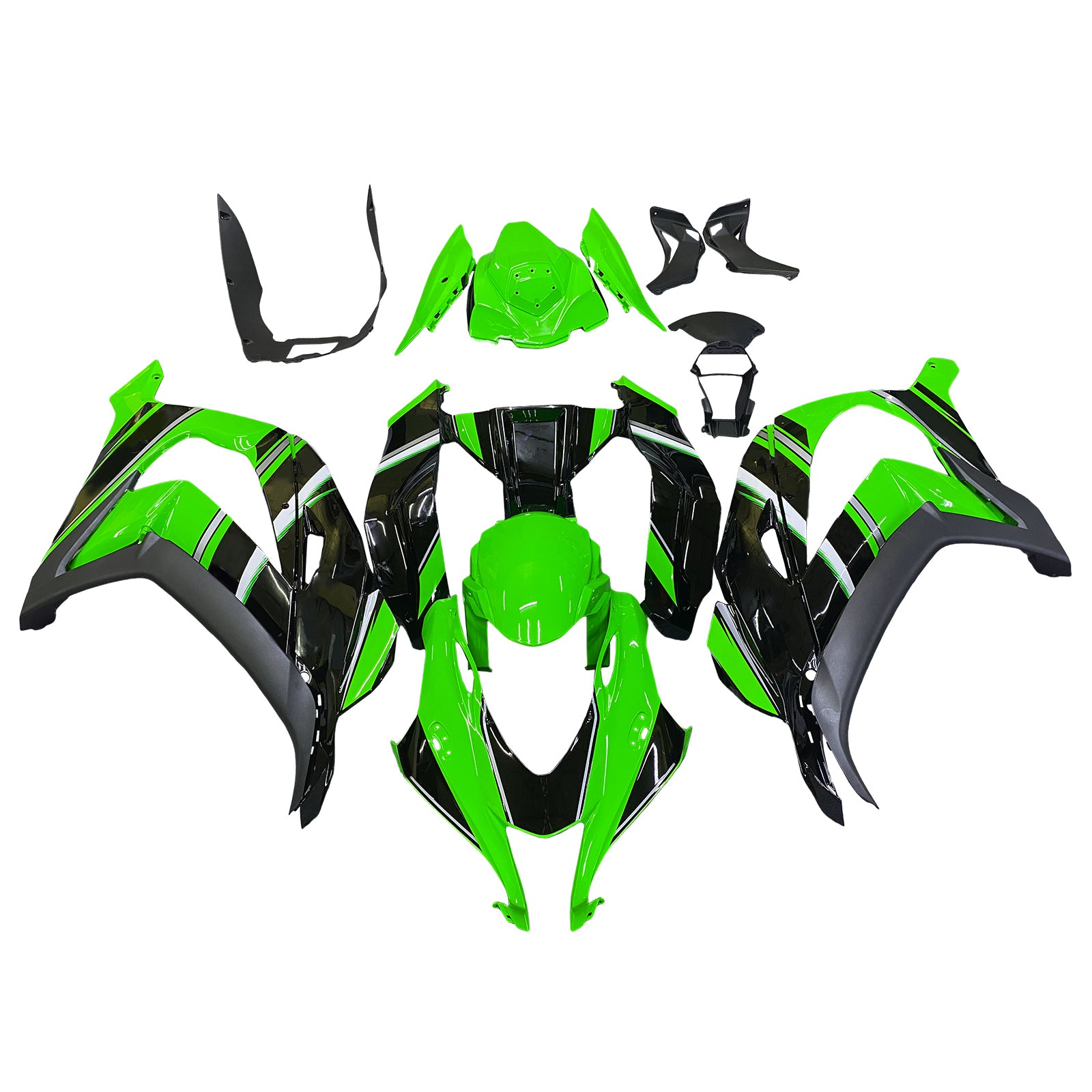 AMOTOPART KAWASAKI ZX10R 2016-2020 KIT SQUARE PLASTIC ABS
