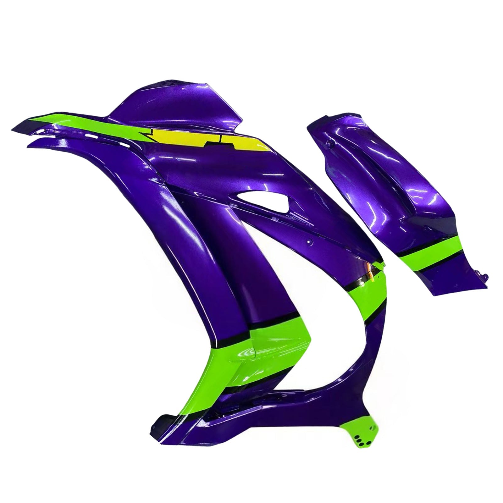 Amotopart Kawasaki ZX10R 2016-2020 Kit Square Plastic Abs