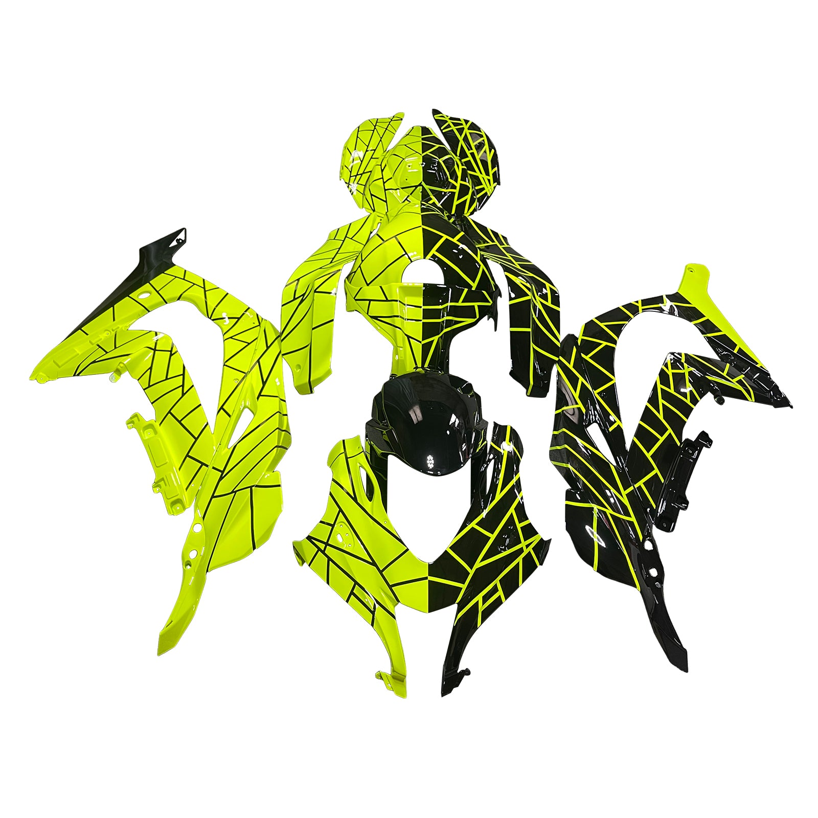 Kit de carénage injecté en plastique ABS pour Kawasaki ZX10R 2016-2020