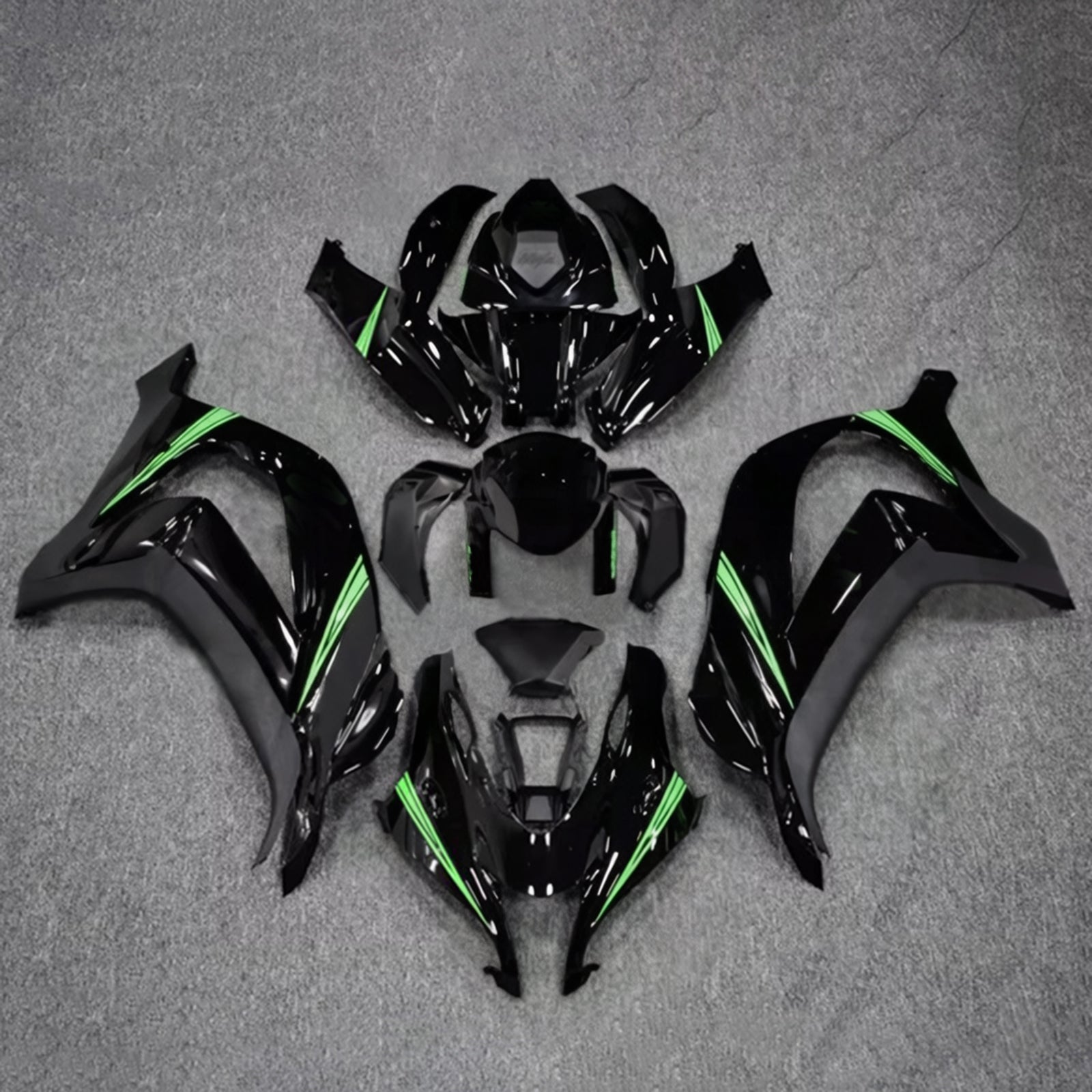 Komplet oklepa z vbrizgano ABS plastiko, združljiv s Kawasaki ZX10R 2016-2020