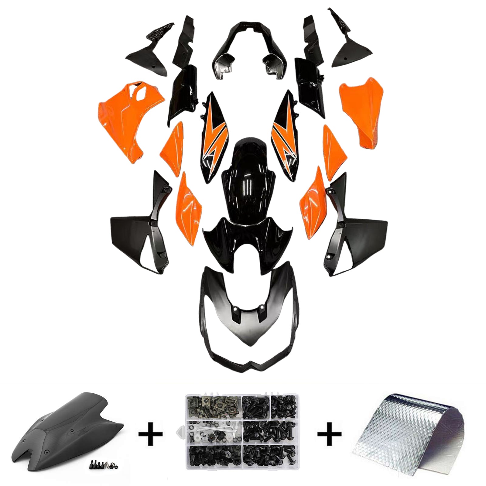 Kit de carénage Amotopart pour Kawasaki Z1000 2010-2013 Générique