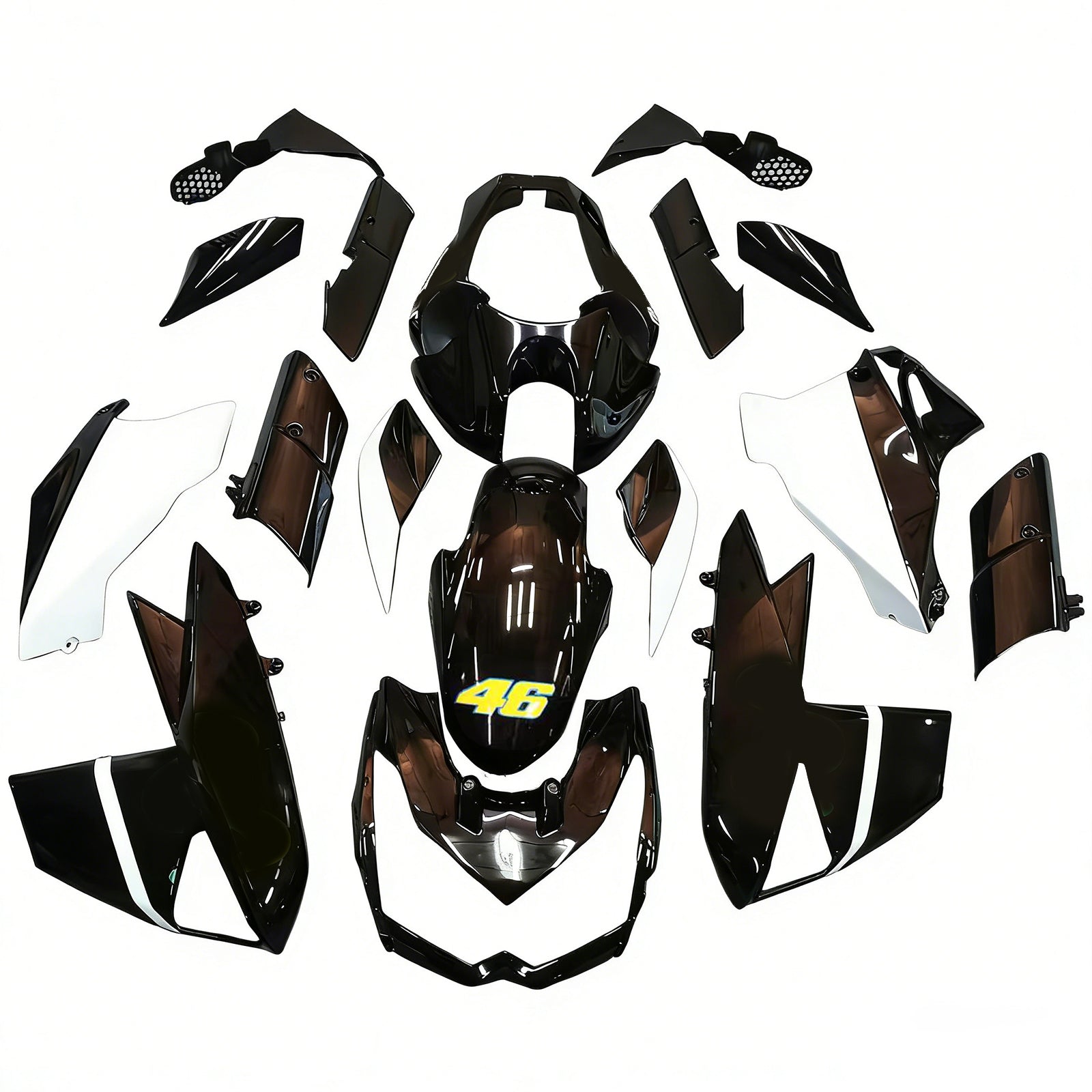 Injection Fairing Kit Bodywork Plastic ABS fit For Kawasaki Z1000 2010-2013