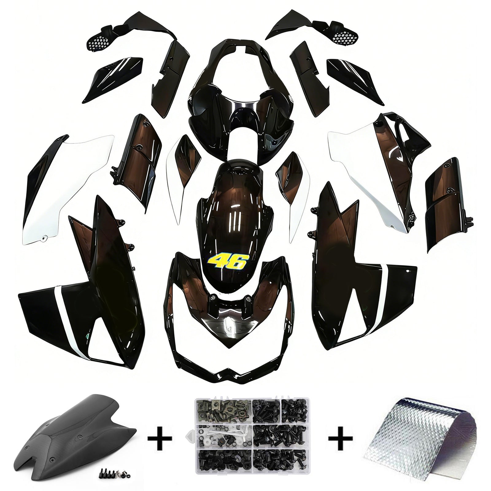 Injection Fairing Kit Bodywork Plastic ABS fit For Kawasaki Z1000 2010-2013