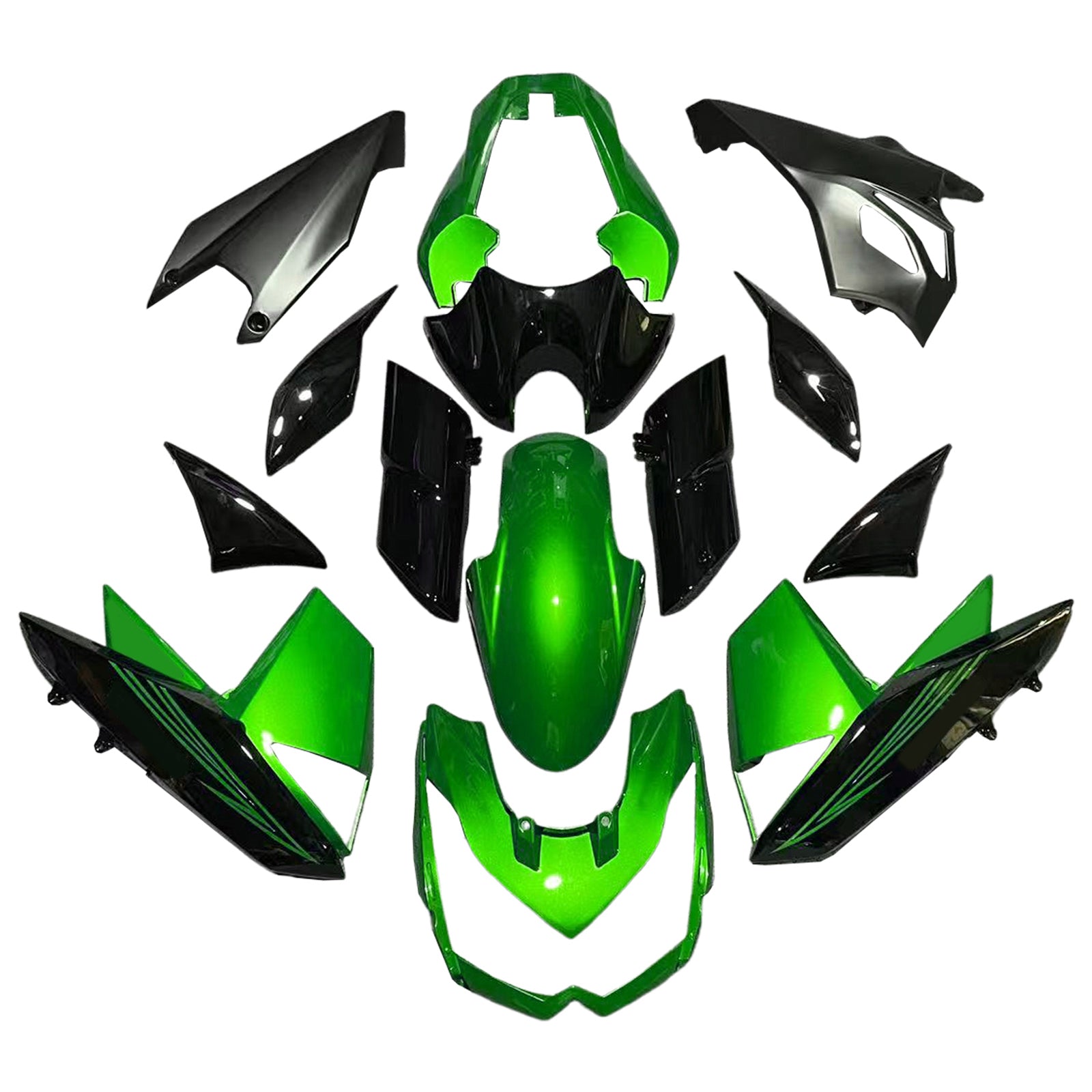 Injection Fairing Kit Bodywork Plastic ABS fit For Kawasaki Z1000 2010-2013