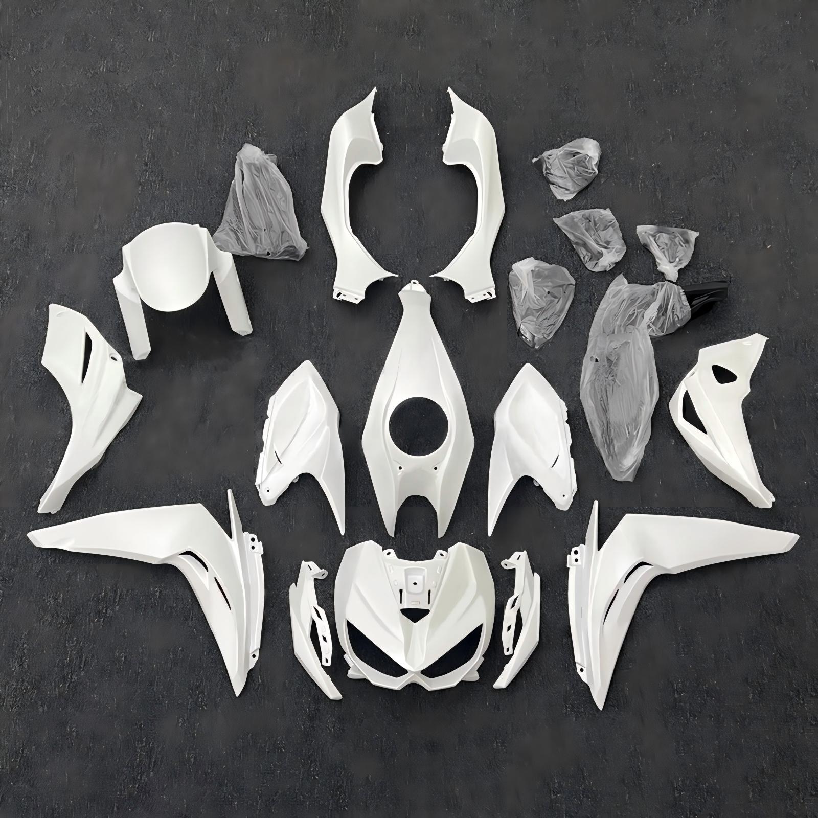 Kit carena iniettata in plastica ABS compatibile con Kawasaki Z1000 2014-2017