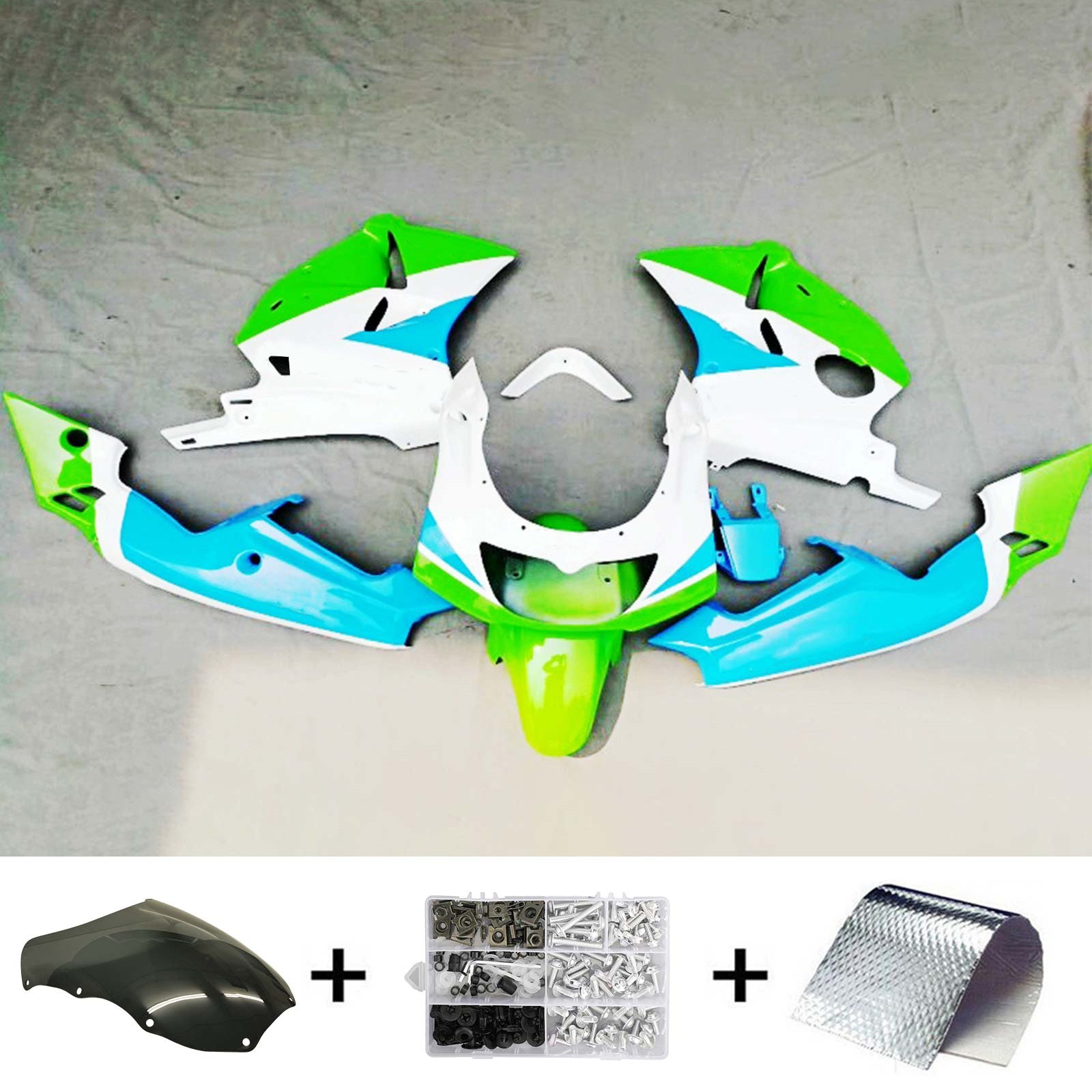 Injection Fairing Kit Bodywork Plastic ABS fit For Kawasaki ZXR400 1992-1996