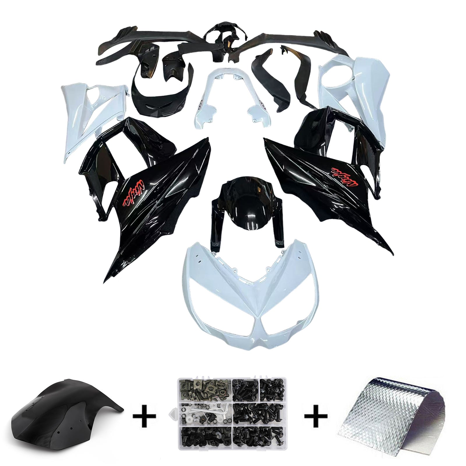 Vbrizgavanje kompleta za karoserijo plastični abs, ki je primeren za Kawasaki Z1000SX 2010-2015