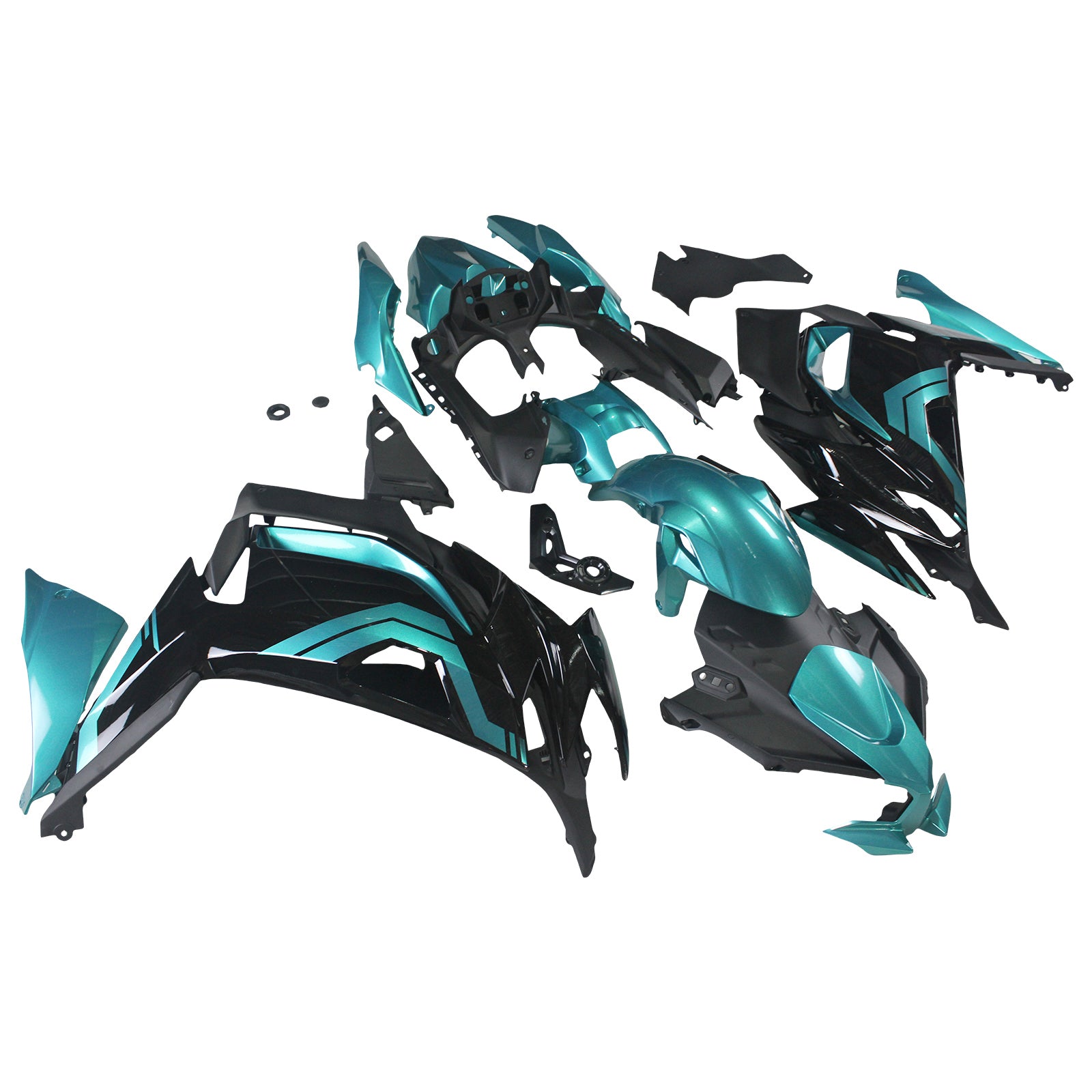 Amotopart Kawasaki ER-6F Ninja650 2020-2023 Kit Carénage Carrosserie ABS