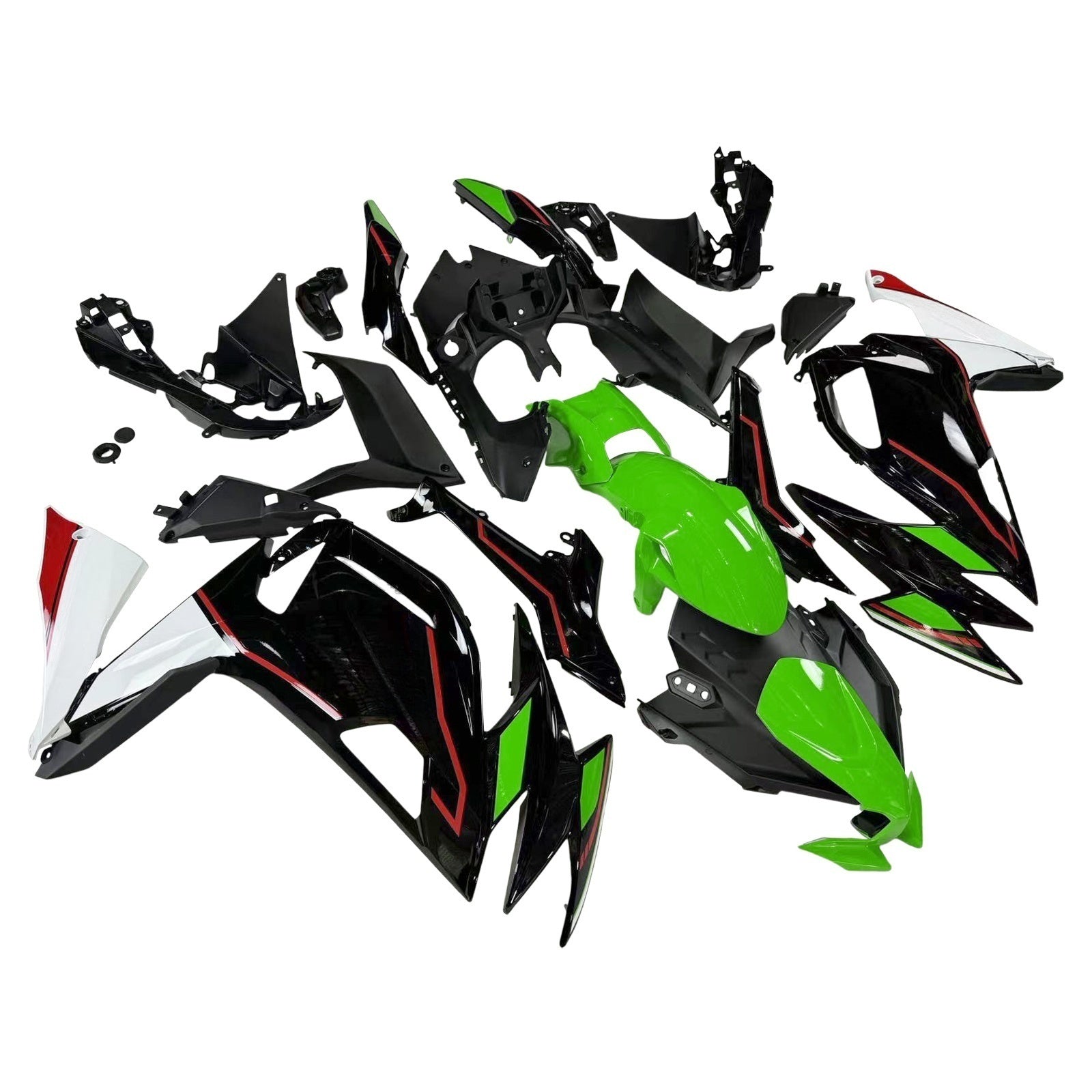 Amotopart Kawasaki ER-6F Ninja650 2020-2023 Kit Carénage Carrosserie ABS