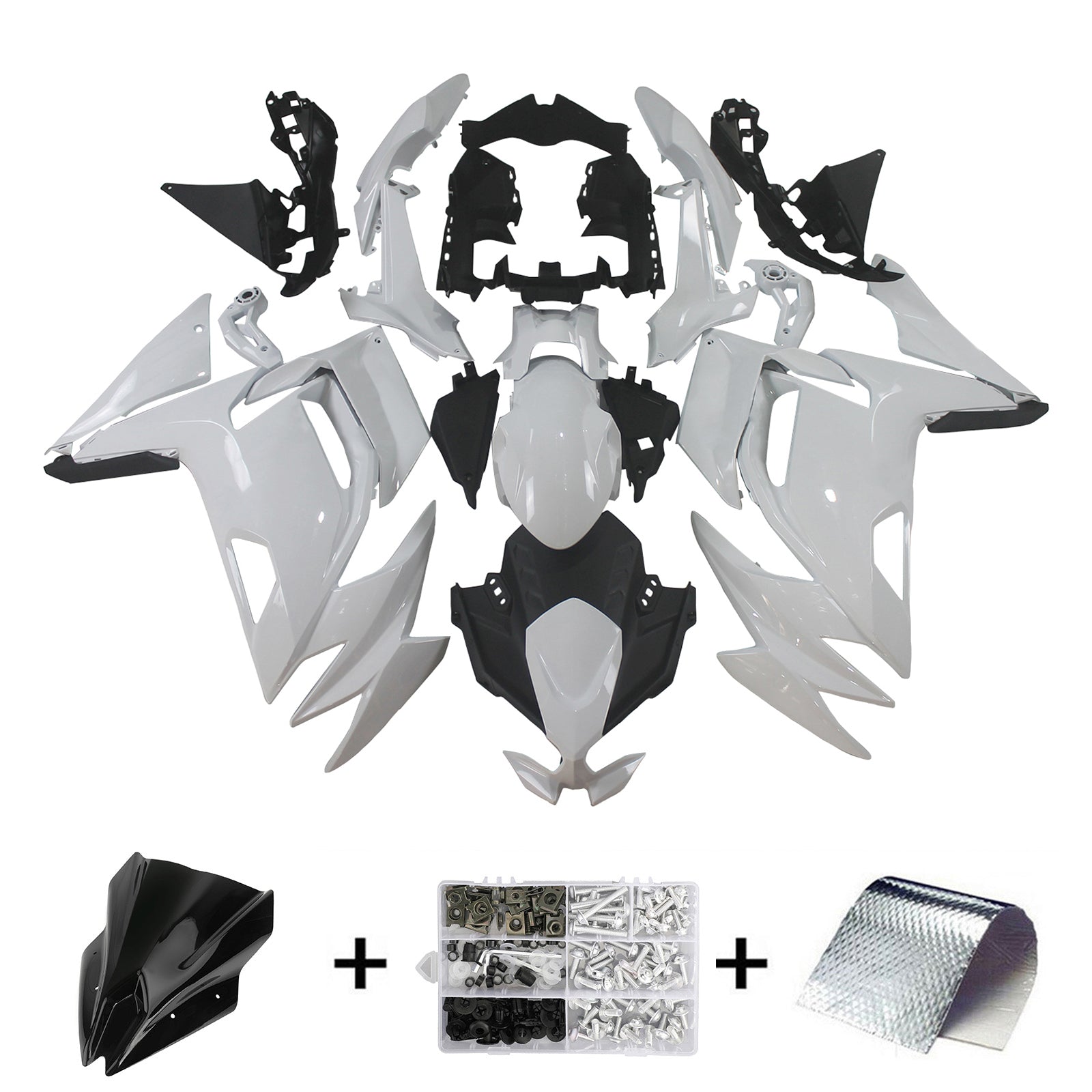 Amotopart Kitage Kawasaki ER-6F Ninja650 2020-2023 ABS BOD