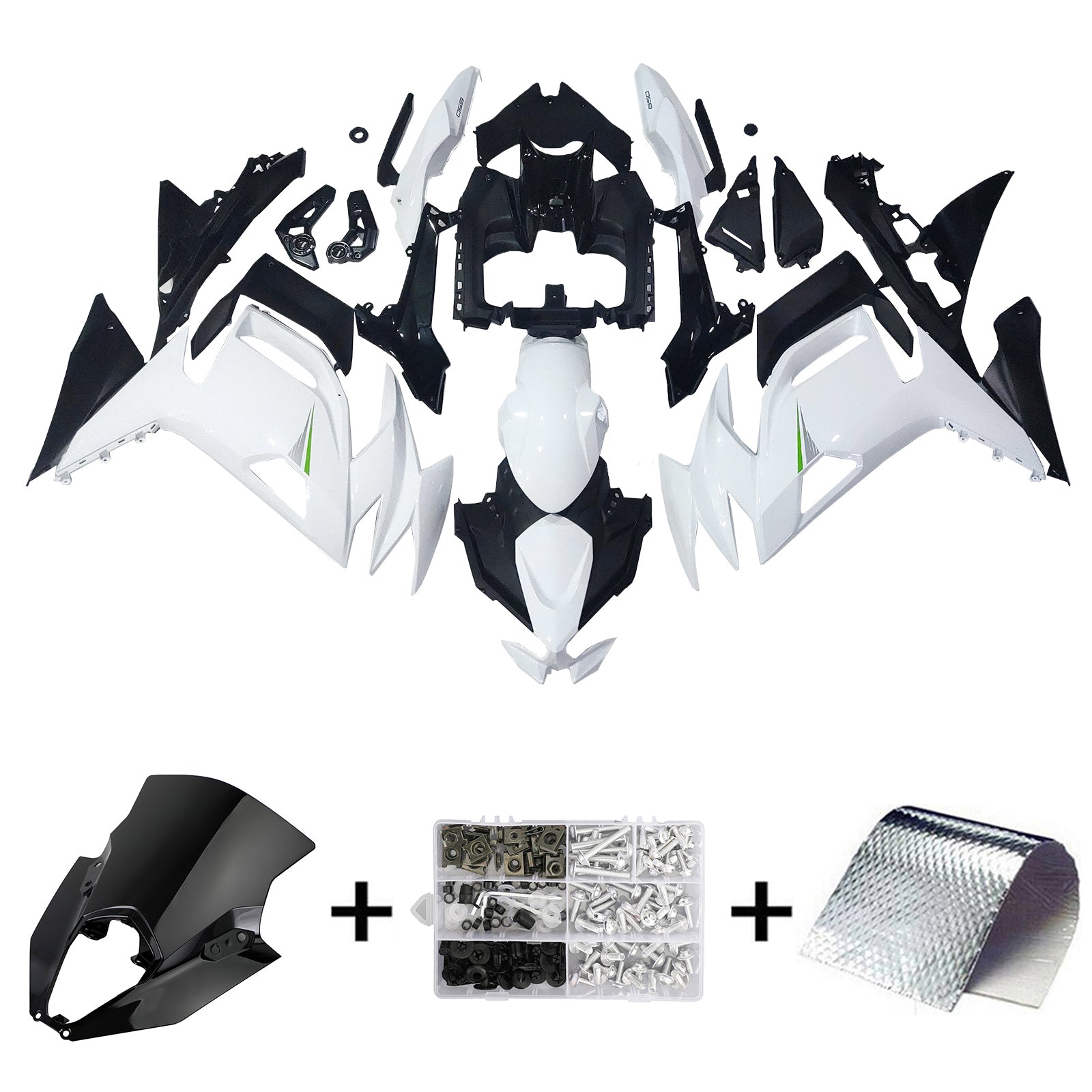 2020-2023 Kawasaki ER-6F 2020-2023 Ninja650 ABS carrosserie-injectiekuipset