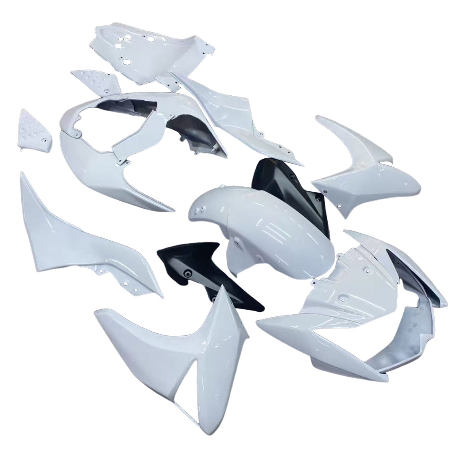 Amotopart Kawasaki Z1000 2003-2006 Kit Carénage Carrosserie Plastique ABS