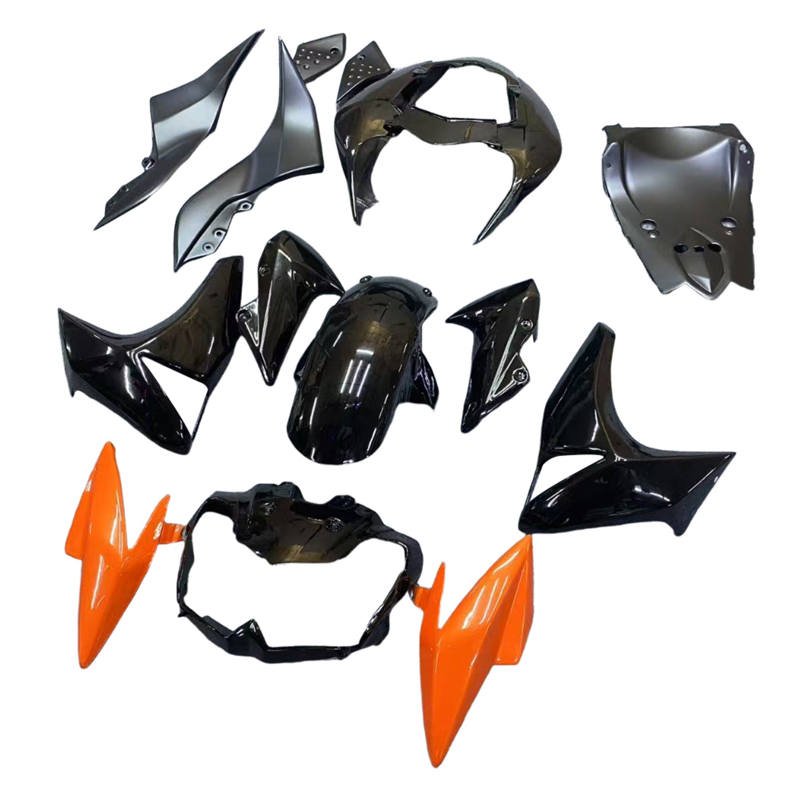 Kit de carénage d'injection Kawasaki Z1000 2007-2009, carrosserie en plastique ABS