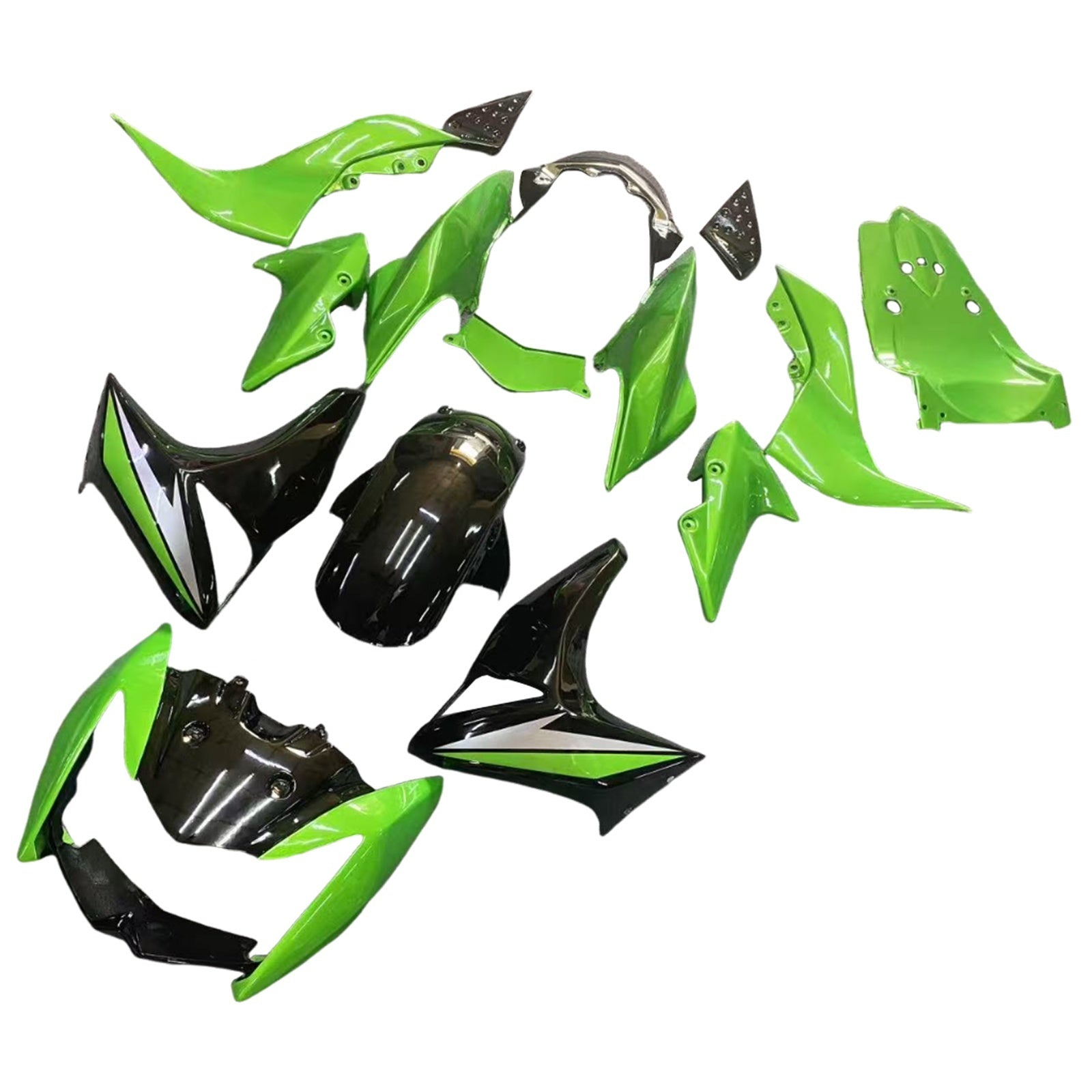 Kit de carénage d'injection Kawasaki Z1000 2007-2009, carrosserie en plastique ABS