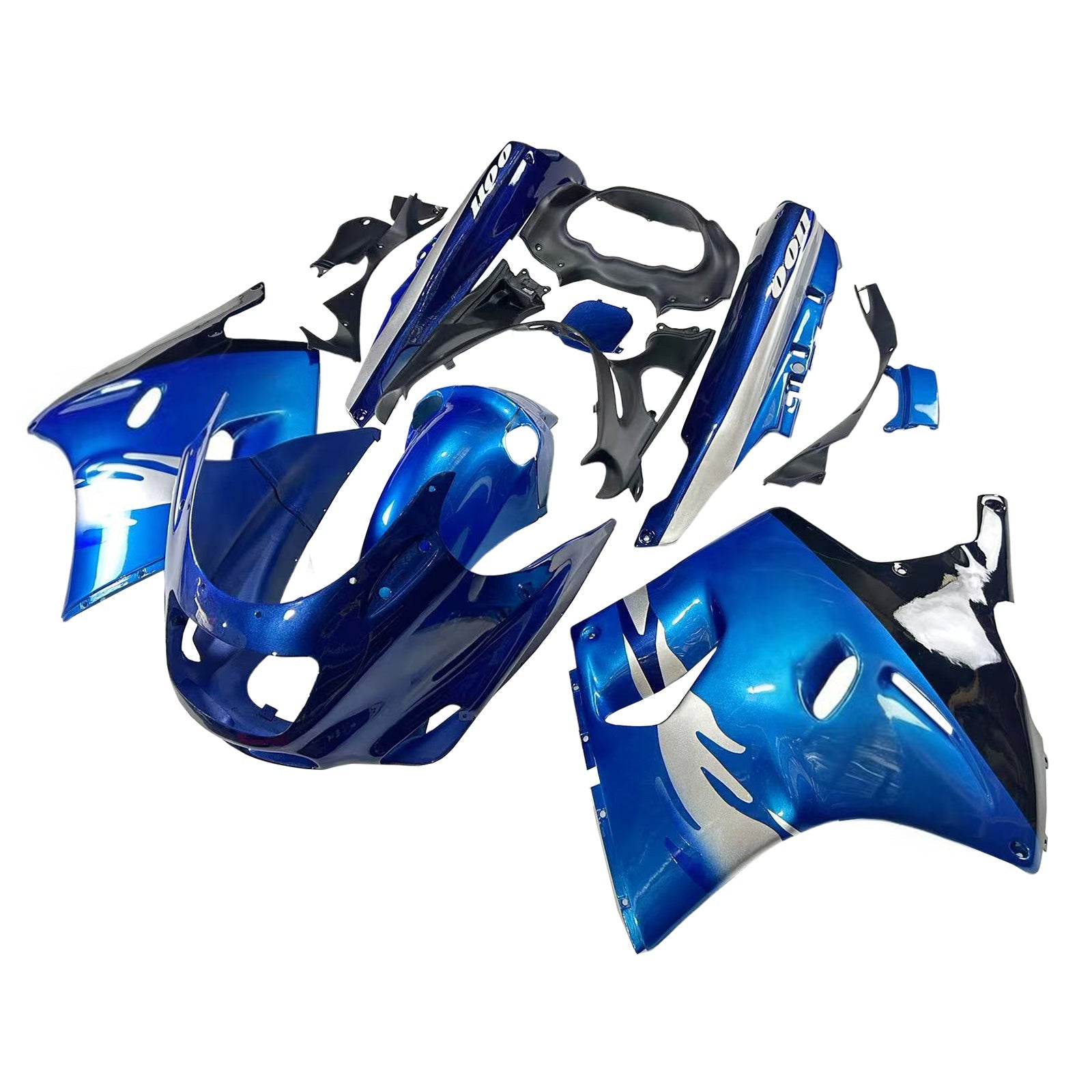 Kit de carenado de inyección Factura de plástico para Kawasaki ZZR1100 1993-2003