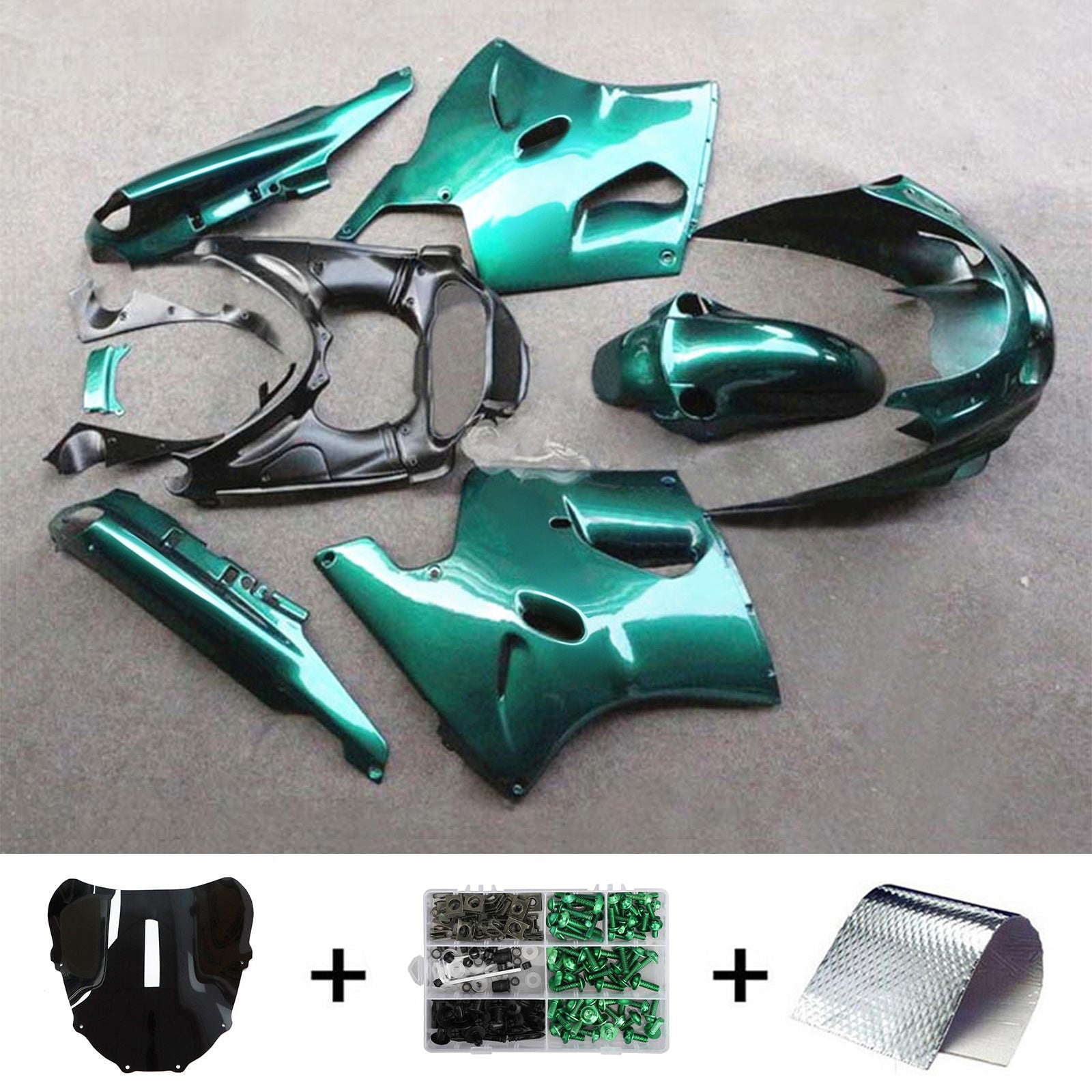 Injection Fairing Kit Bodywork Plastic fit For Kawasaki ZZR1100 1993-2003