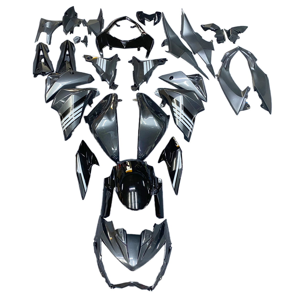 Amotopart Kawasaki Z800 2013-2018 Kit Carénage Carrosserie Plastique ABS