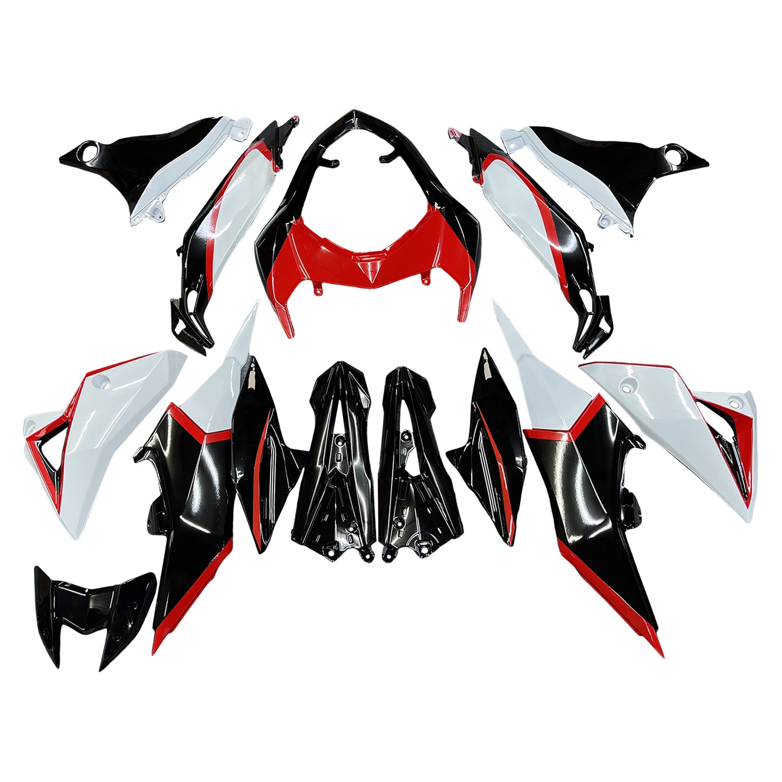 Amotopart Kawasaki Z800 2013-2018 Kit Carrosserie plastični abs