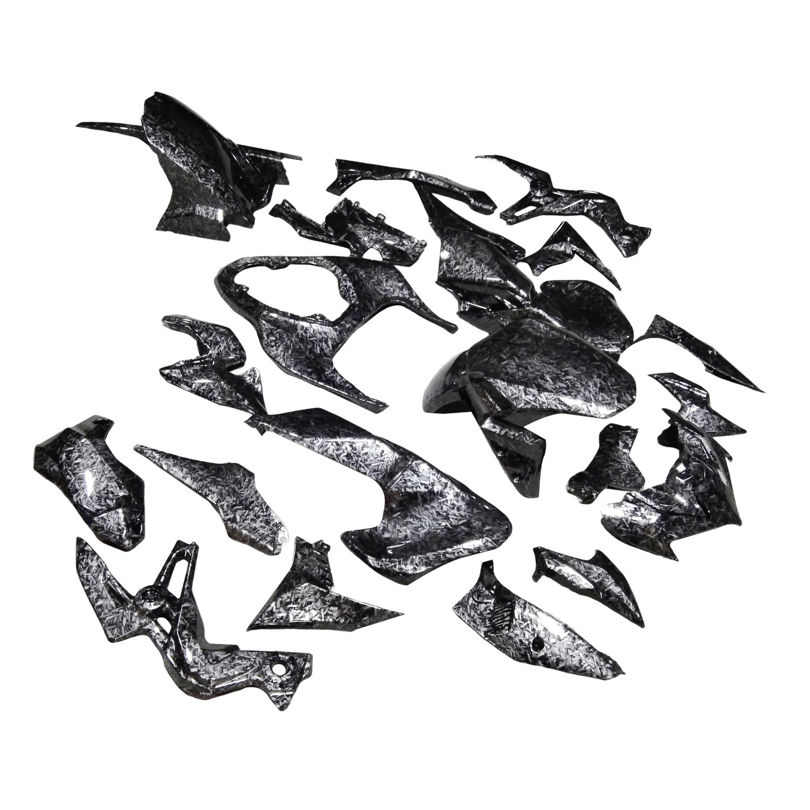 Amotopart 2020-2021 Z900 Kawasaki komplet iz ogljikovih vlaken marmornatih vlaken