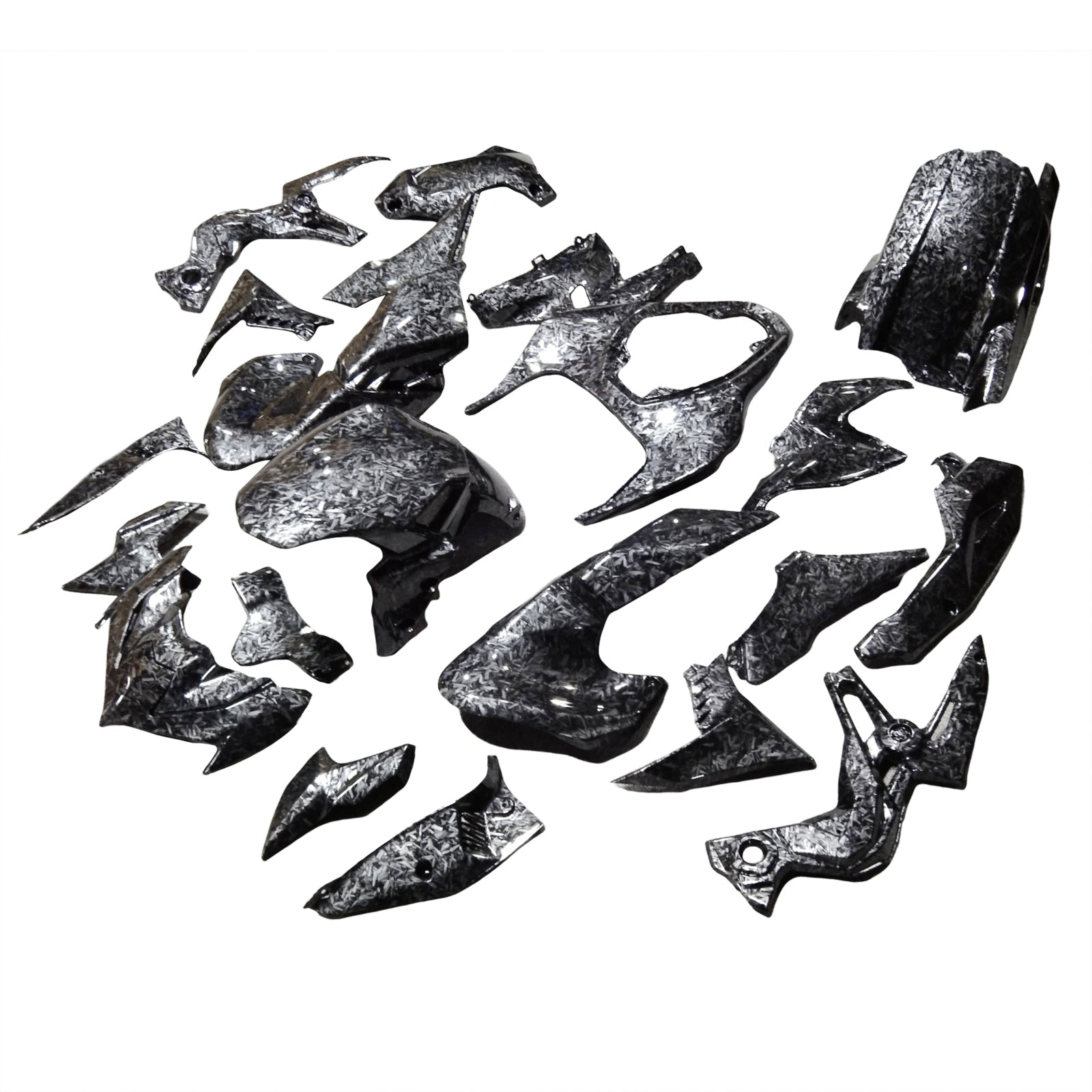 Amotopart 2020-2021 Z900 Kawasaki komplet iz ogljikovih vlaken marmornatih vlaken