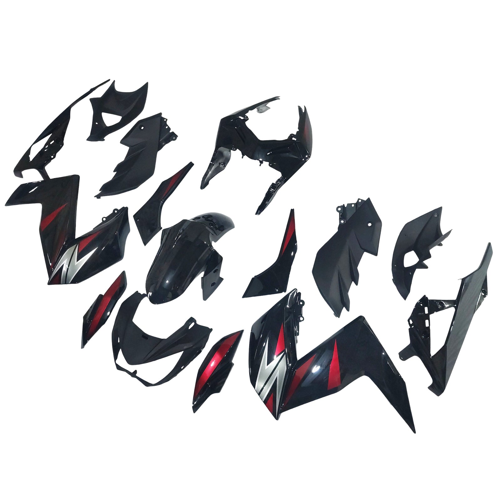 Injection Fairing Kit Bodywork Plastic ABS fit For Kawasaki Z250 Z300 2015-2016