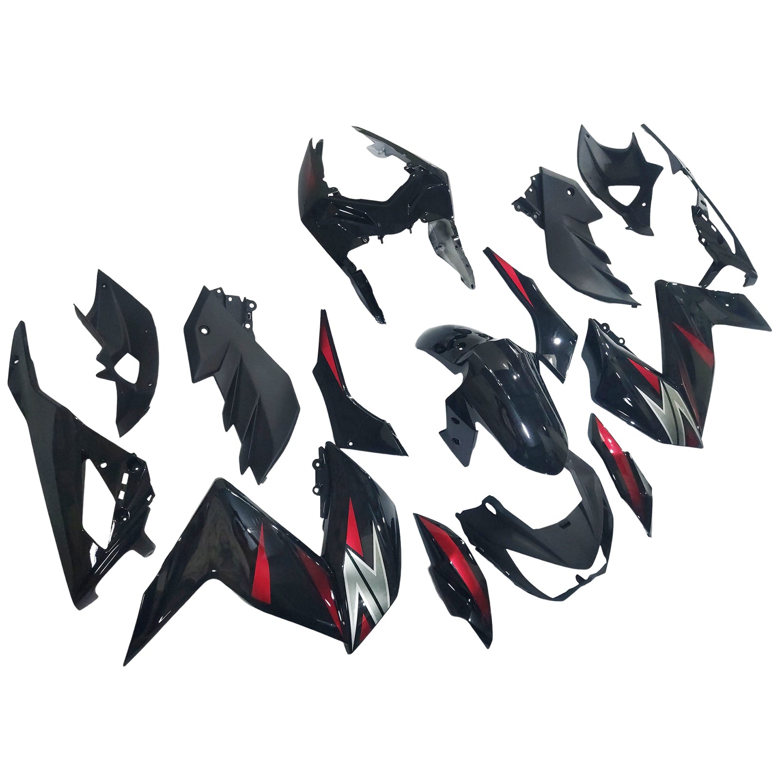 Injection Fairing Kit Bodywork Plastic ABS fit For Kawasaki Z250 Z300 2015-2016