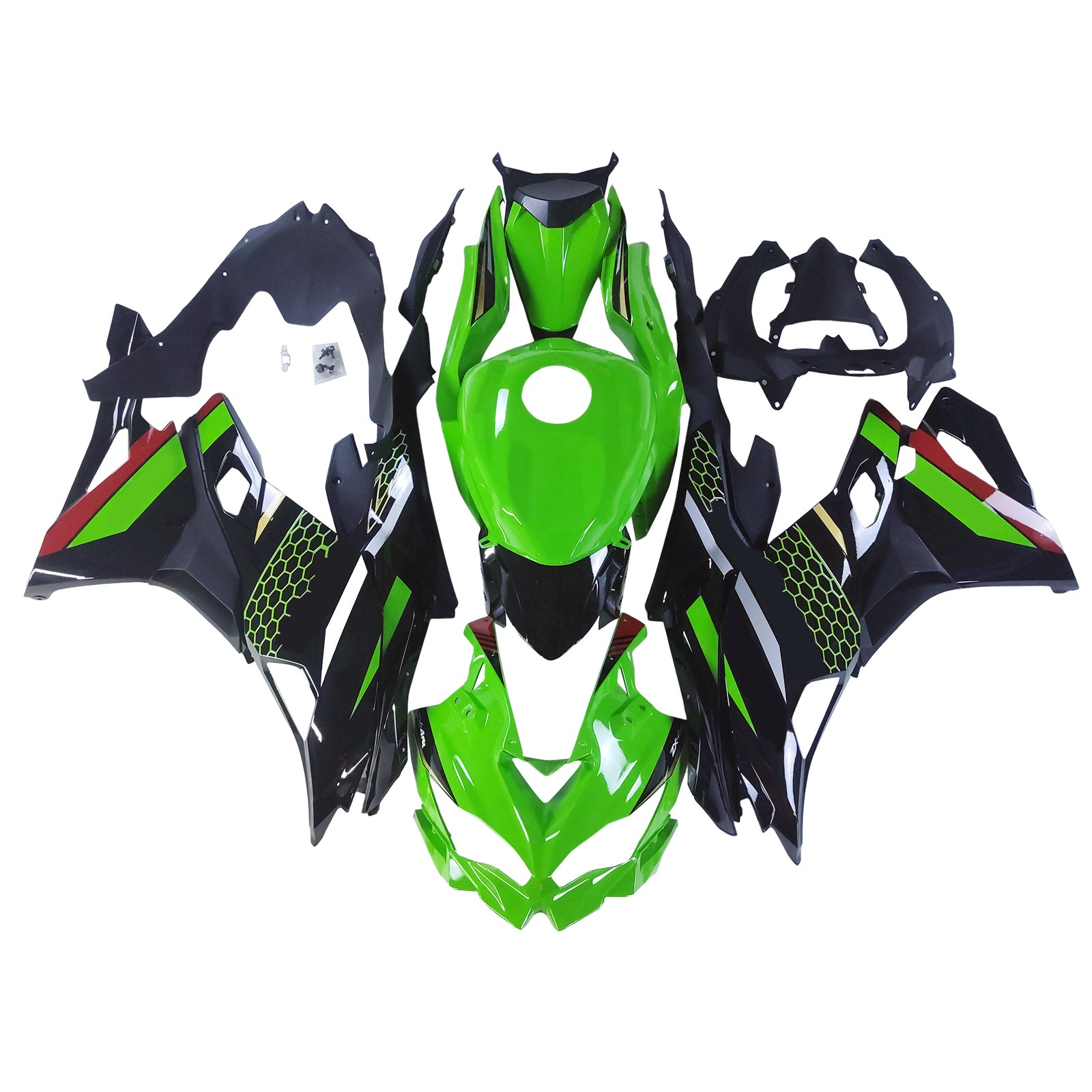 Kit carena Amotopart Kawasaki Ninja ZX-25R 2020-2021