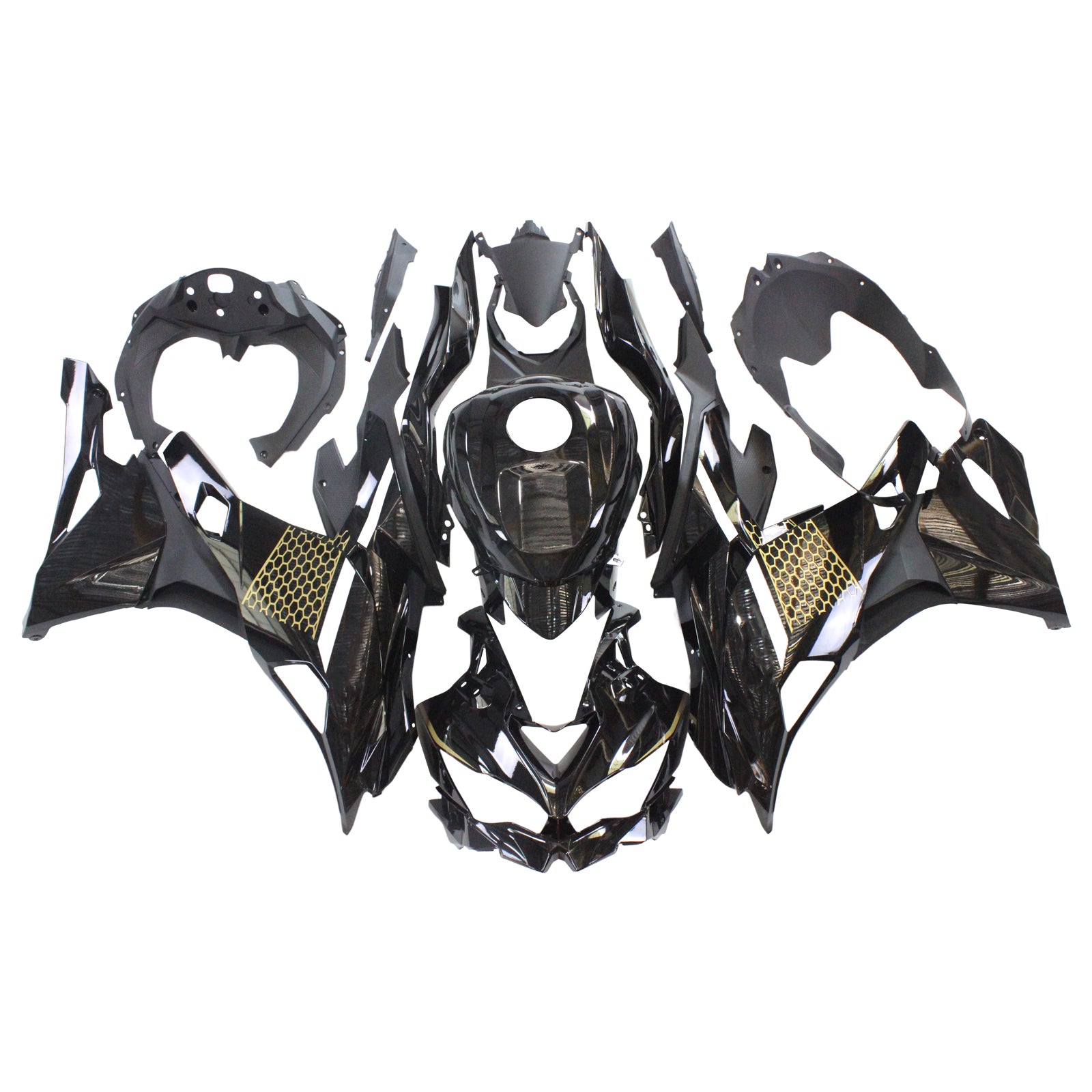 Amotopart Kawasaki Ninja ZX-25R 2020-2021 Kit Carenado ABS Carrocería