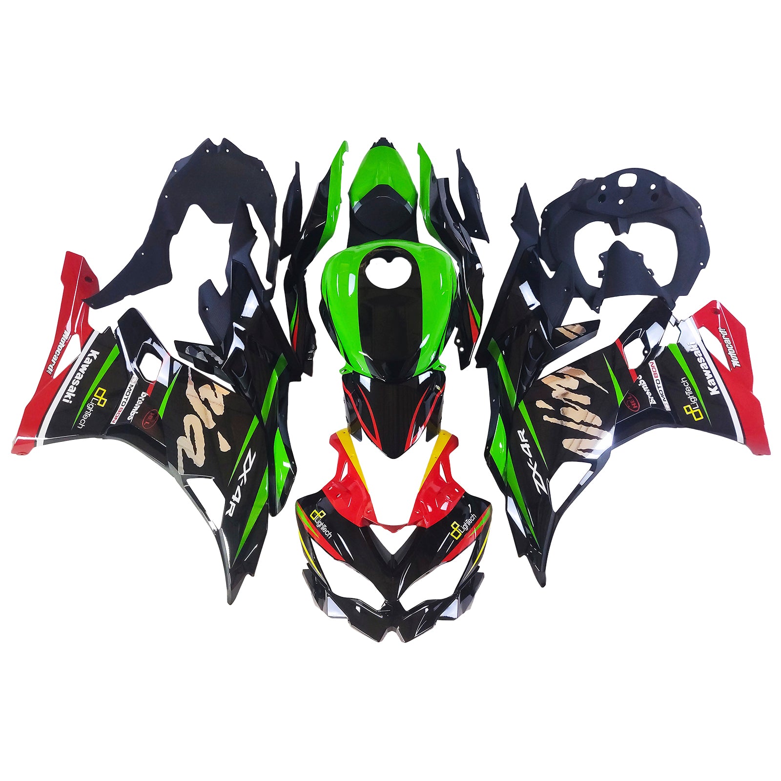 Kit Carenado Inyección Kawasaki Ninja ZX-25R ZX-4R ZX-4RR 2019-2024