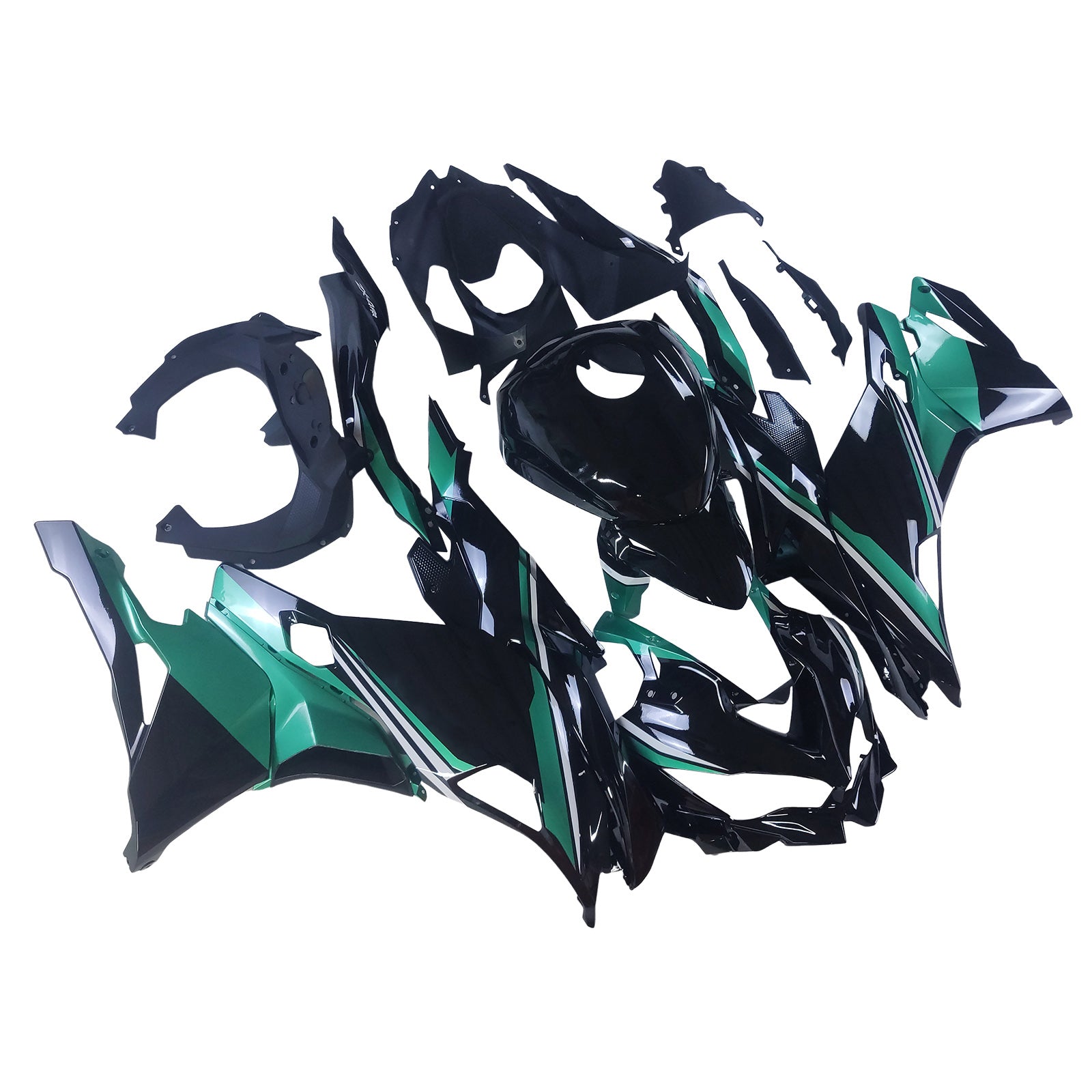 Kit de carénage d'injection Kawasaki Ninja ZX-25R ZX-4R ZX-4RR 2019-2024