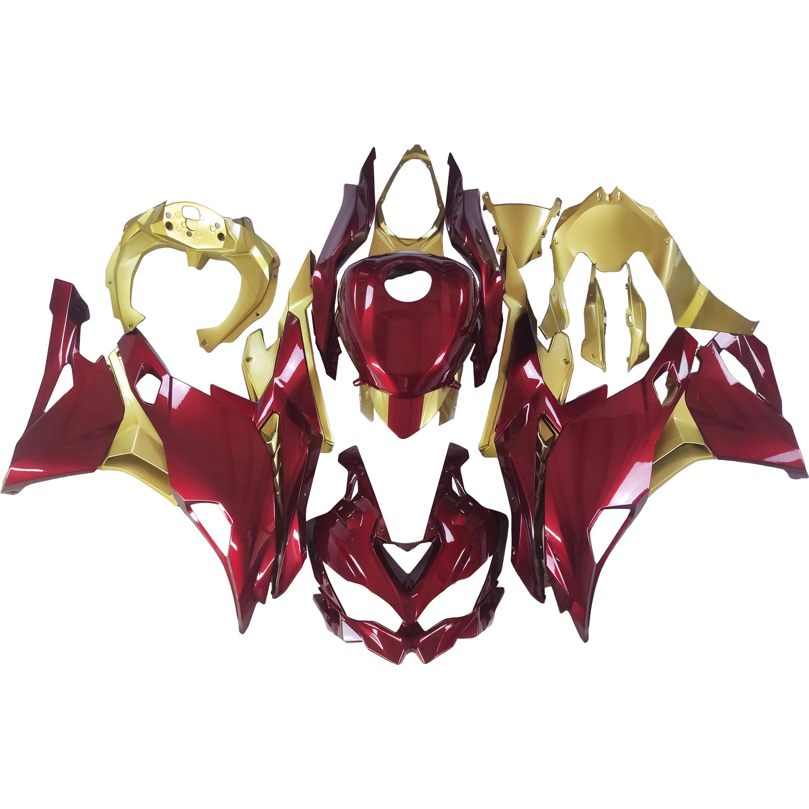 Kit de carénage d'injection Kawasaki Ninja ZX-25R ZX-4R ZX-4RR 2019-2024