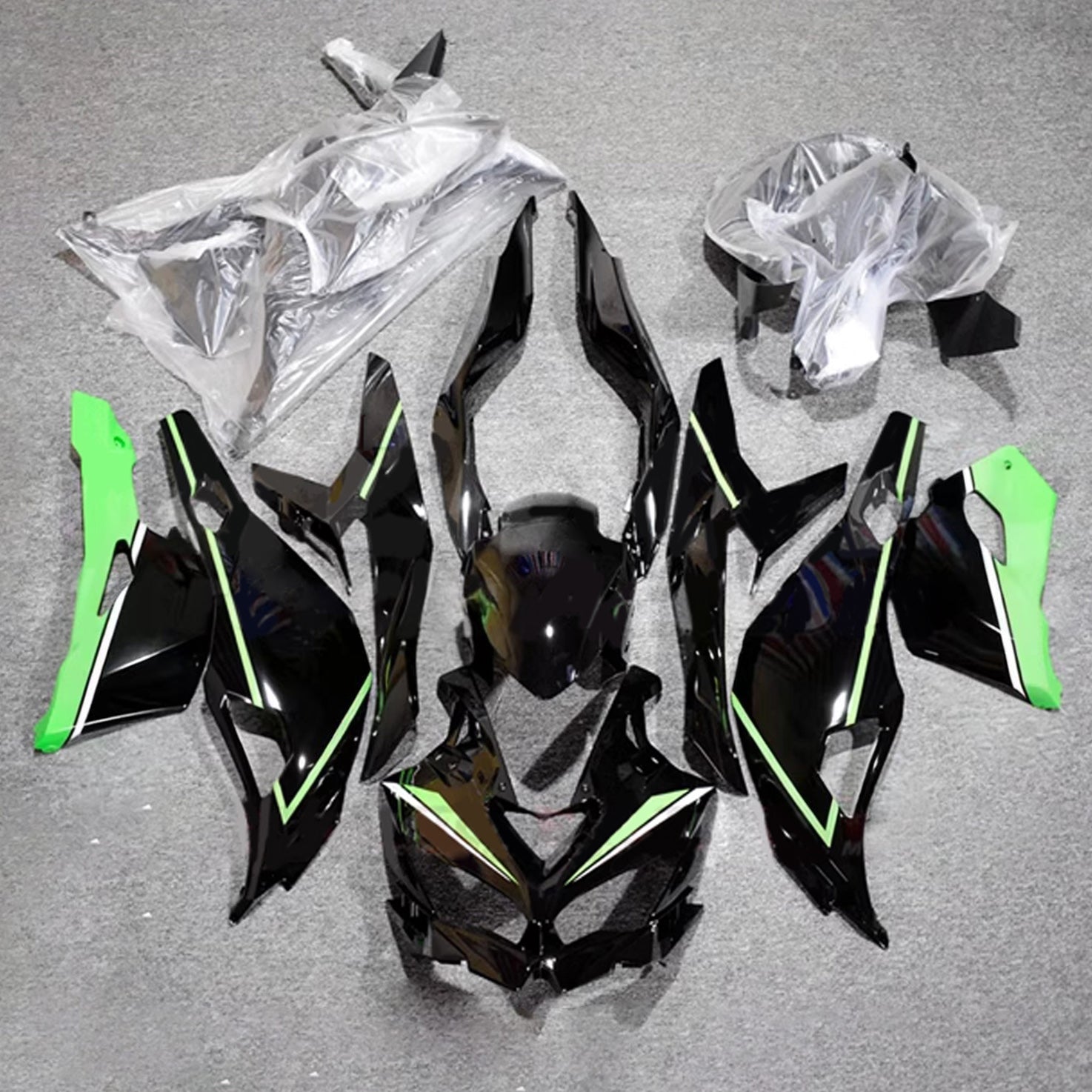 Kit de carénage d'injection Kawasaki Ninja ZX-25R ZX-4R ZX-4RR 2019-2024