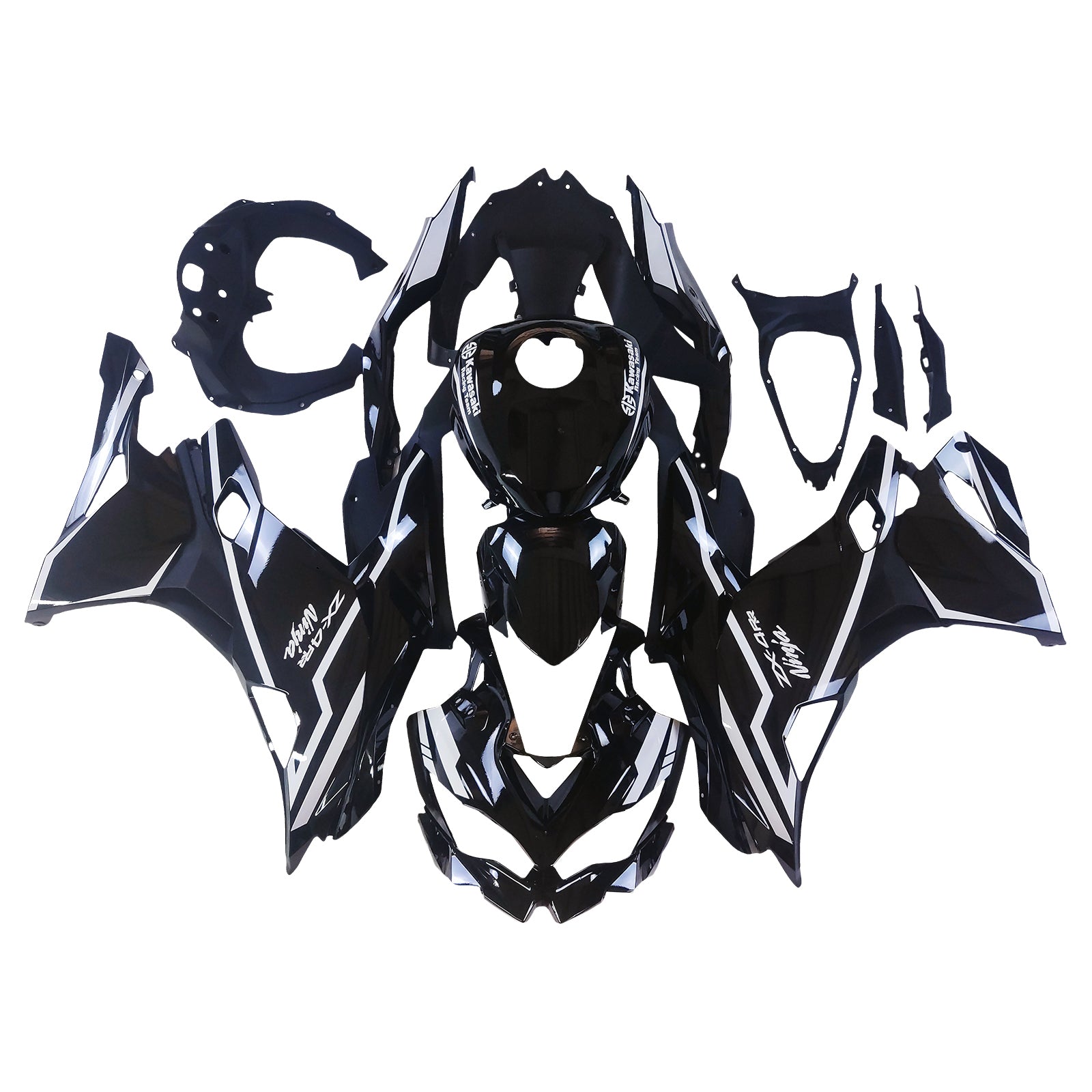 Kit de carénage d'injection Kawasaki Ninja ZX-25R ZX-4R ZX-4RR 2019-2024